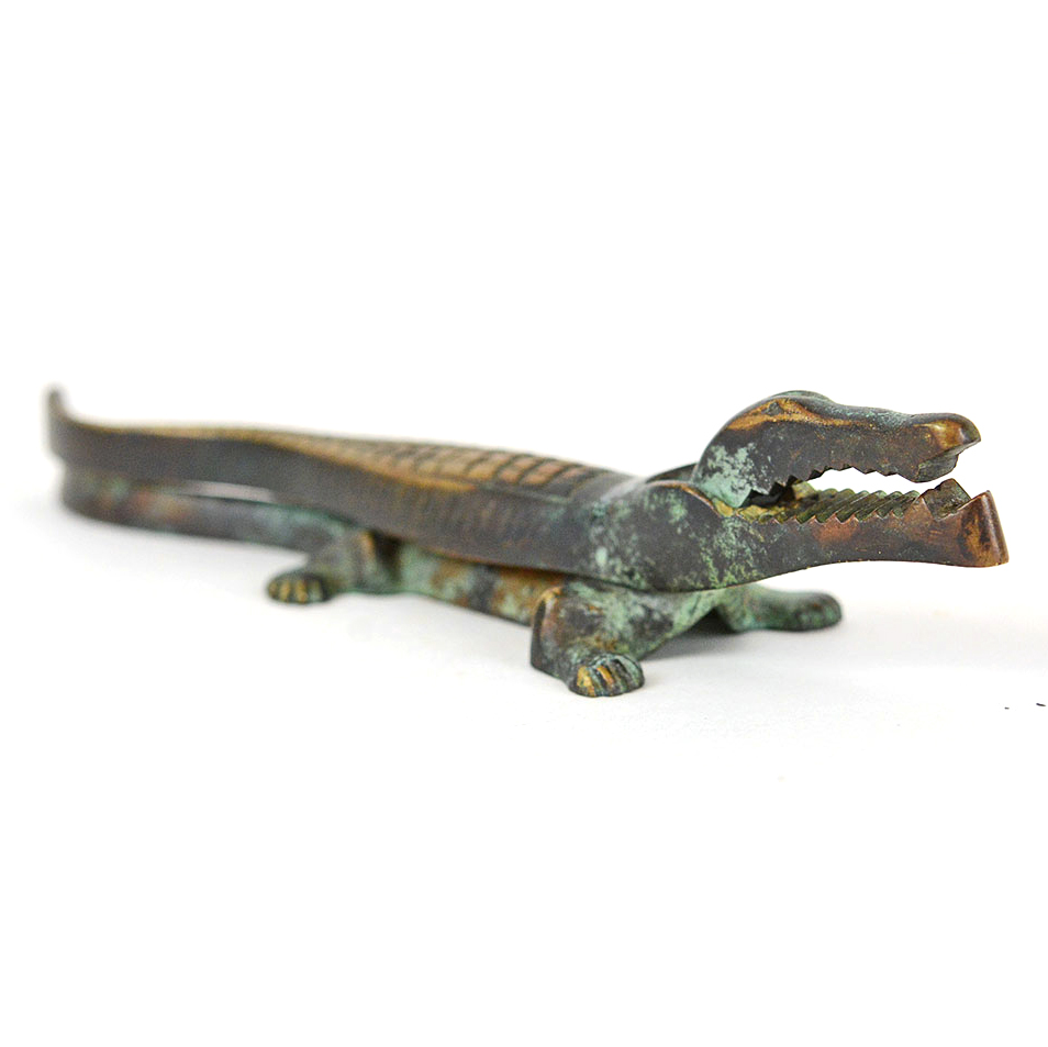Vintage Cast Iron Alligator Nutcracker EBTH
