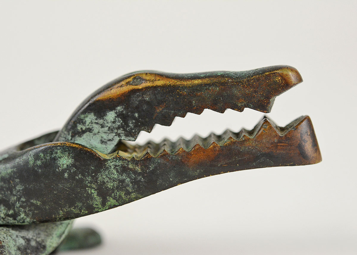 Vintage Cast Iron Alligator Nutcracker EBTH