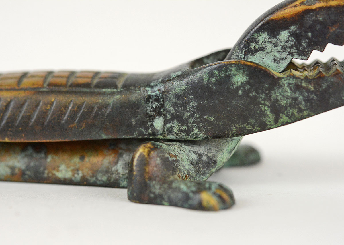 Vintage Cast Iron Alligator Nutcracker EBTH