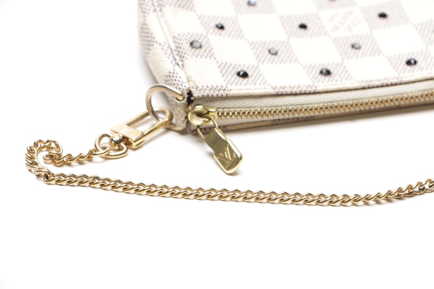 Louis Vuitton Damier Azur Pochette Solo Belt Bag Louis Vuitton