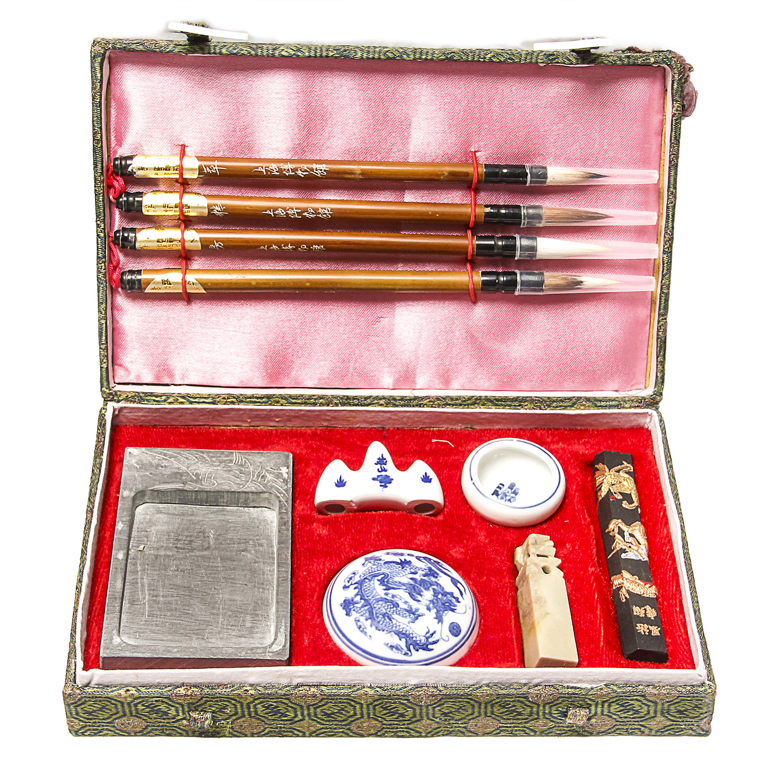 how to use a chinese calligraphy set