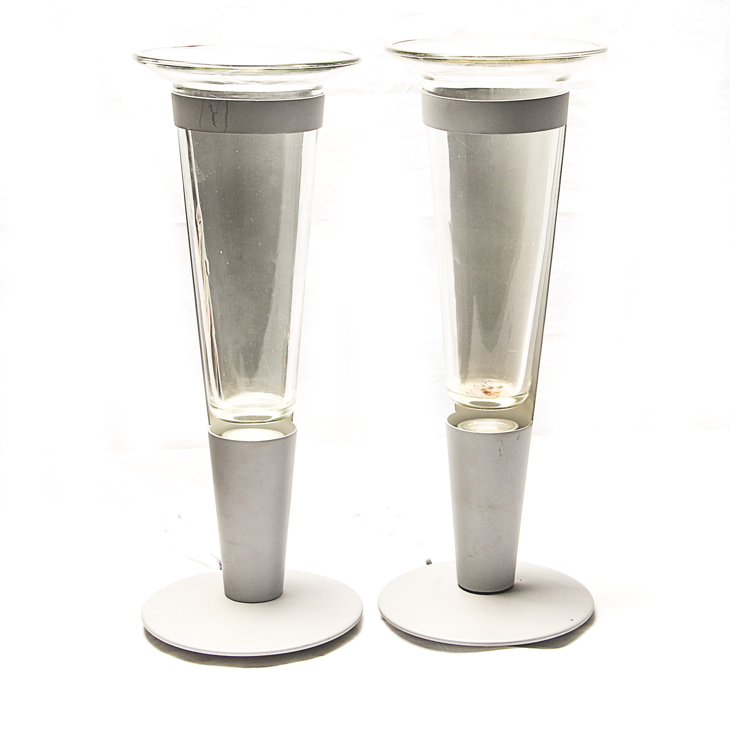 Pair of Light up Vases EBTH