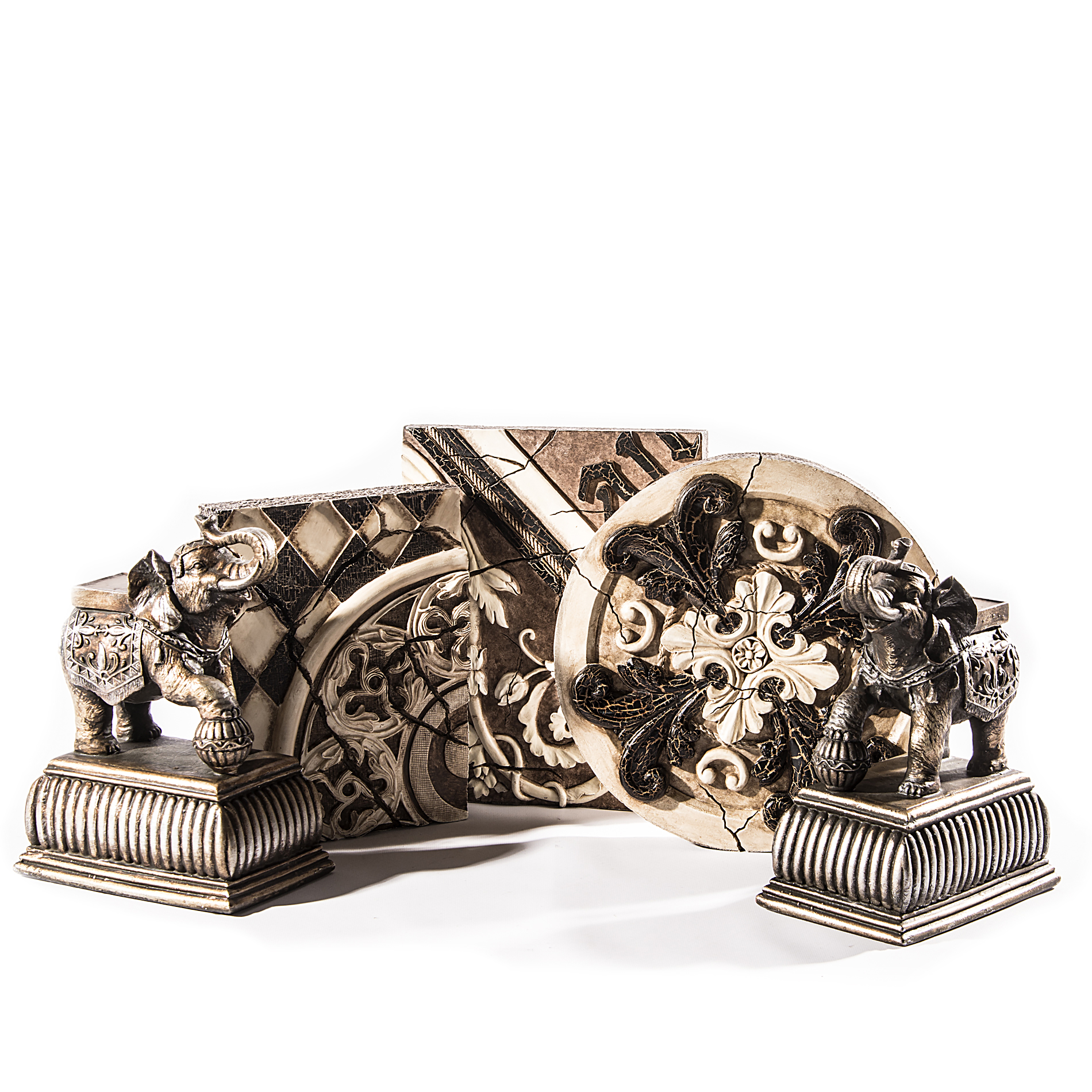 Classical Wall Plaque and Bookends EBTH