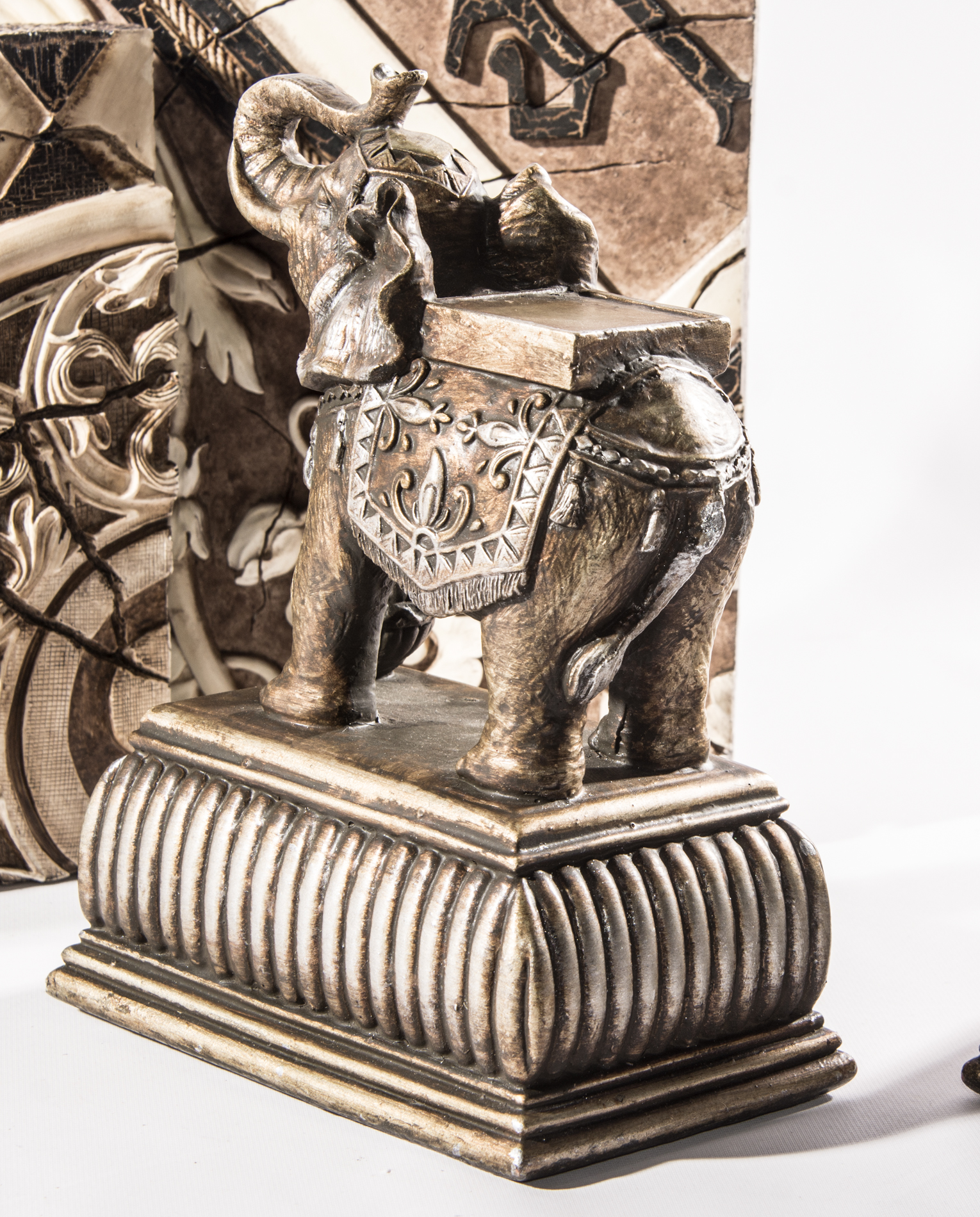 Classical Wall Plaque and Bookends EBTH