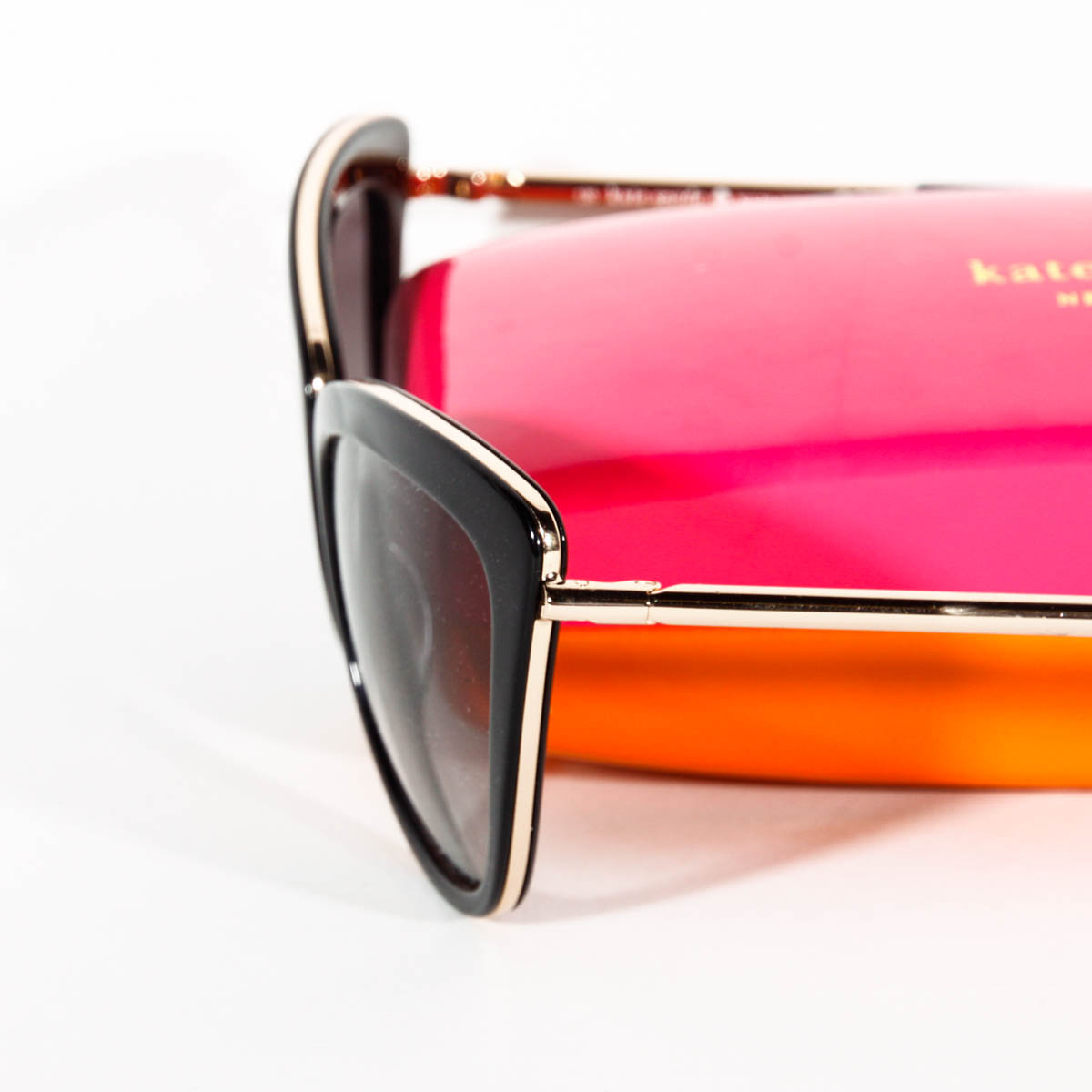 Kate Spade Hello Sunshine Sunglasses in Black and Gold EBTH