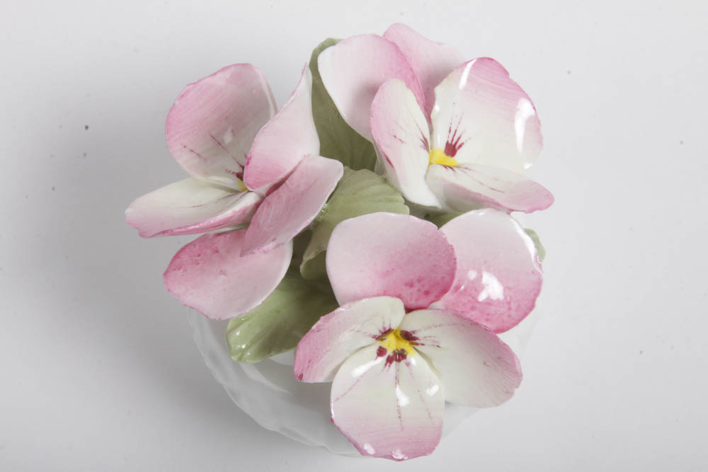 Bone China And Ceramic Flower Figurines EBTH