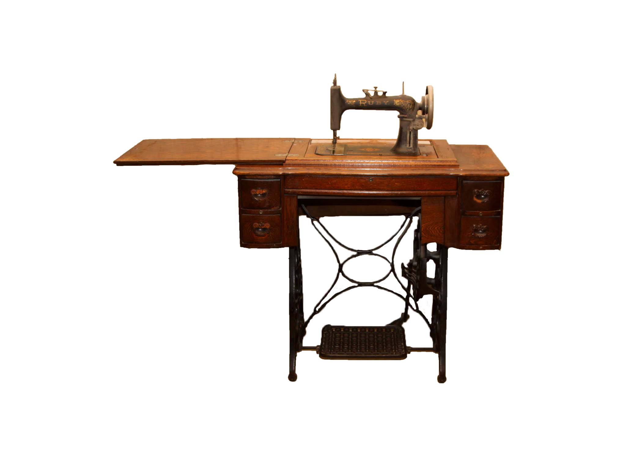 Antique Ruby Treadle Sewing Machine EBTH