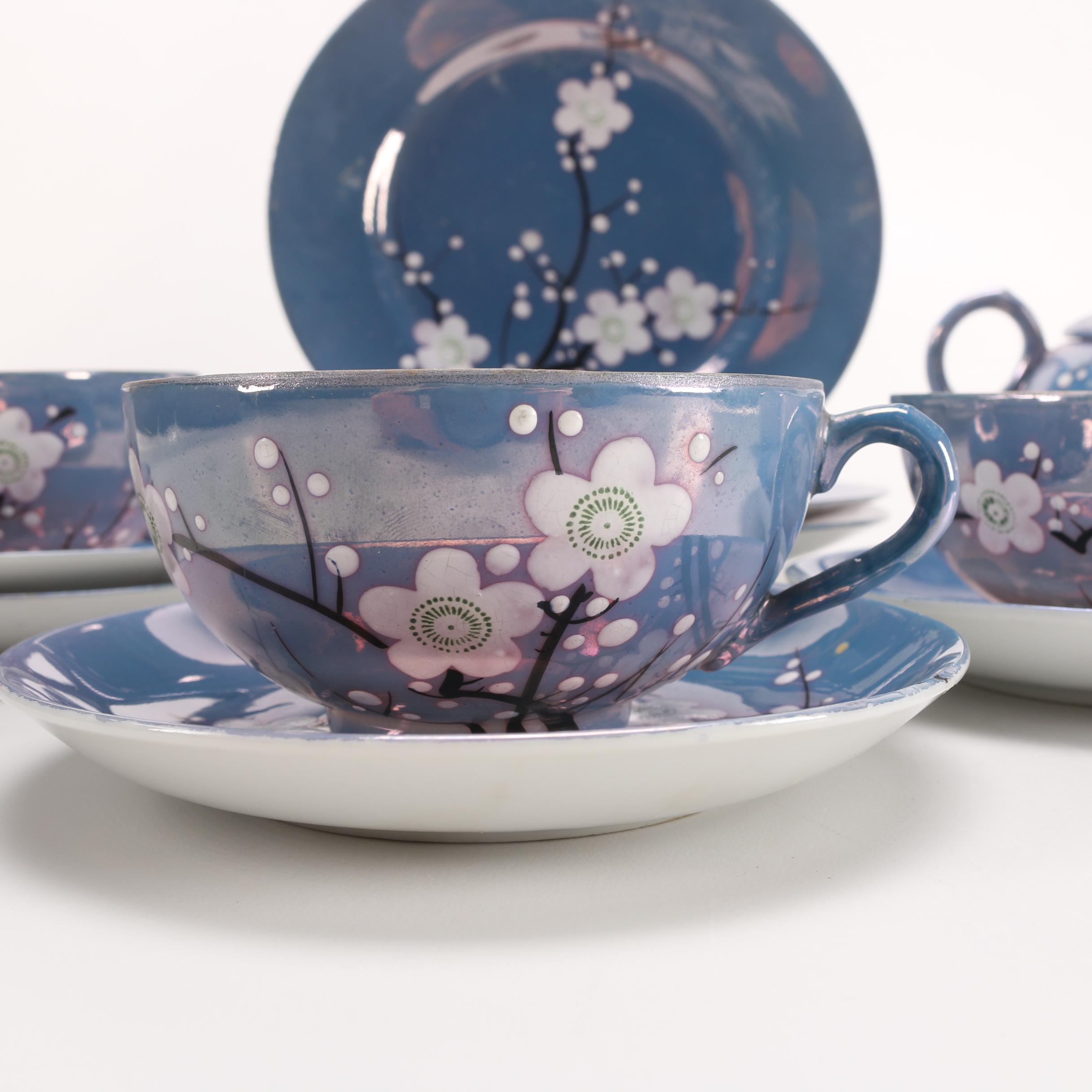RS Japan HandPainted Lusterware Tea Set EBTH