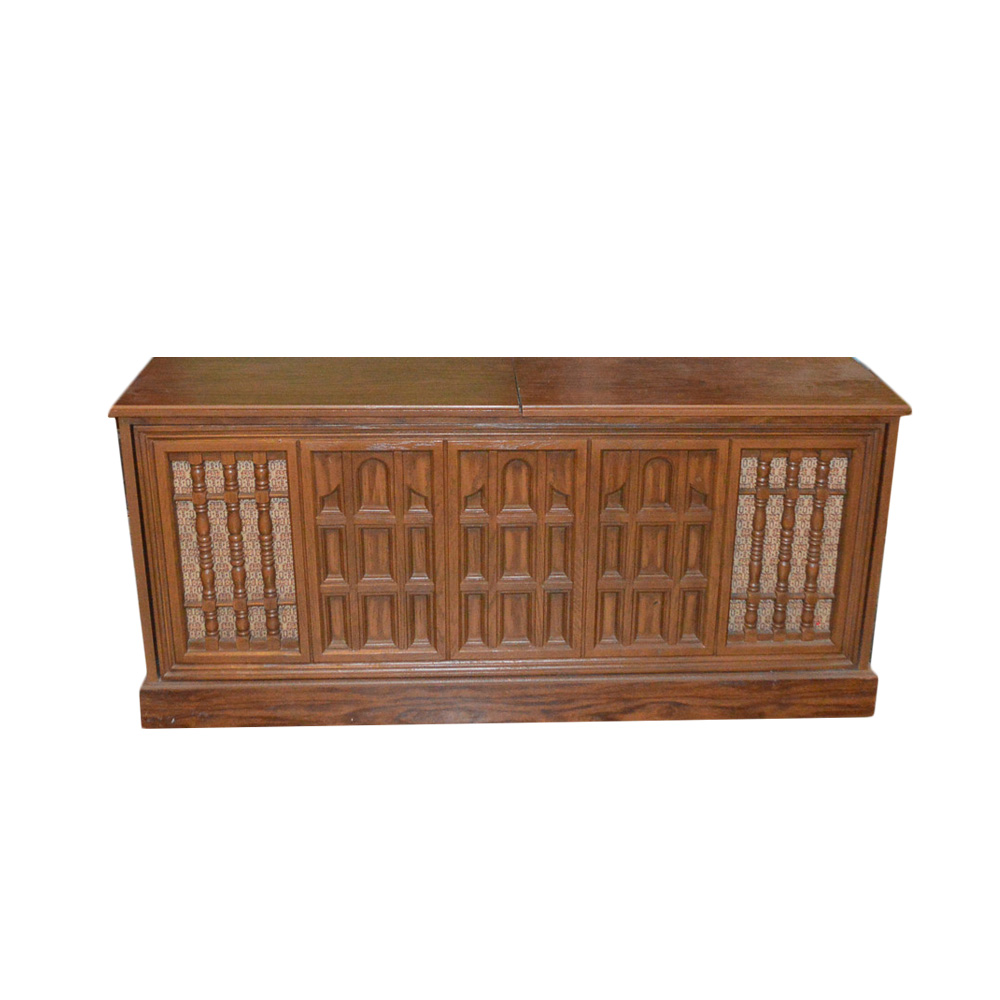 Vintage Capehart Stereo Console, Rock Records and 8Track Tapes EBTH