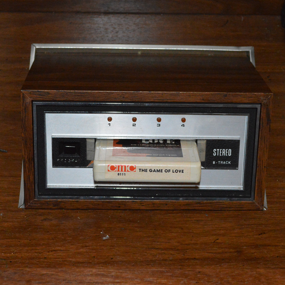 Vintage Capehart Stereo Console, Rock Records and 8Track Tapes EBTH