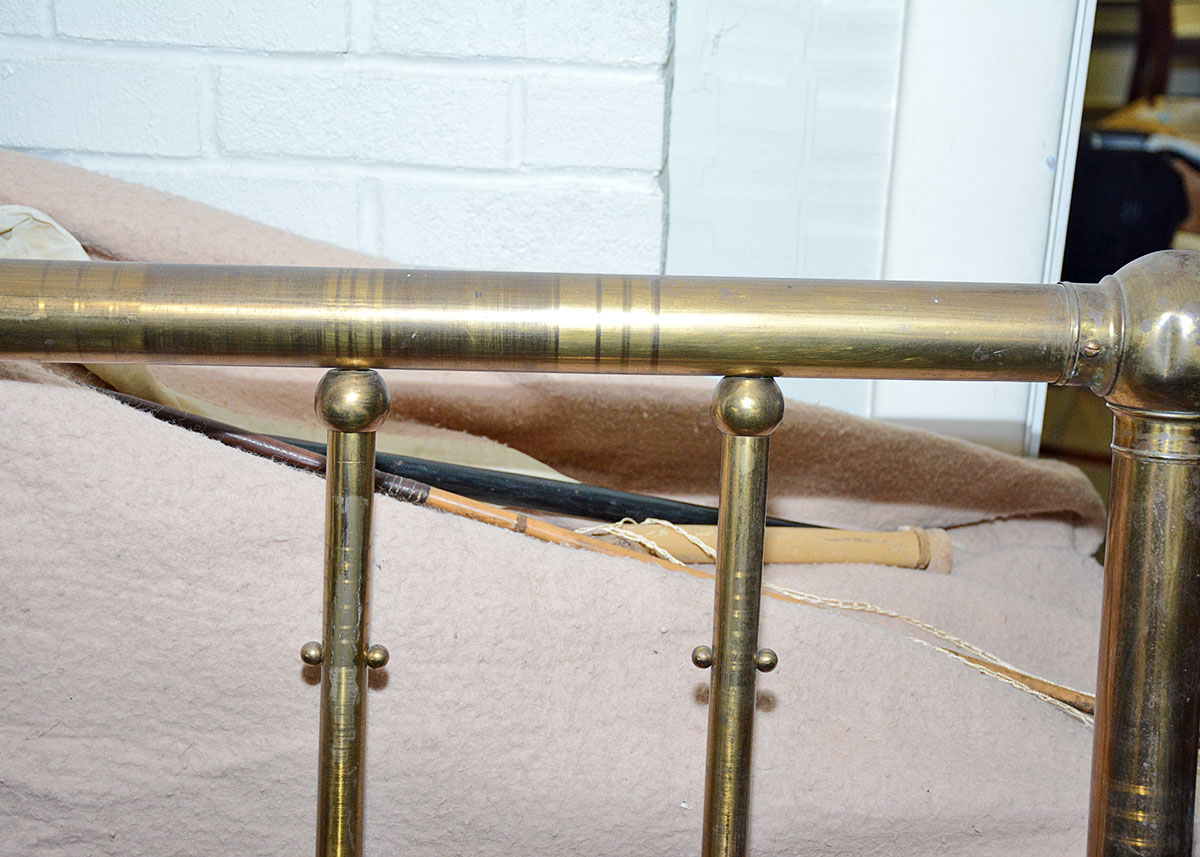 Vintage Brass Twin Headboard and Footboard EBTH