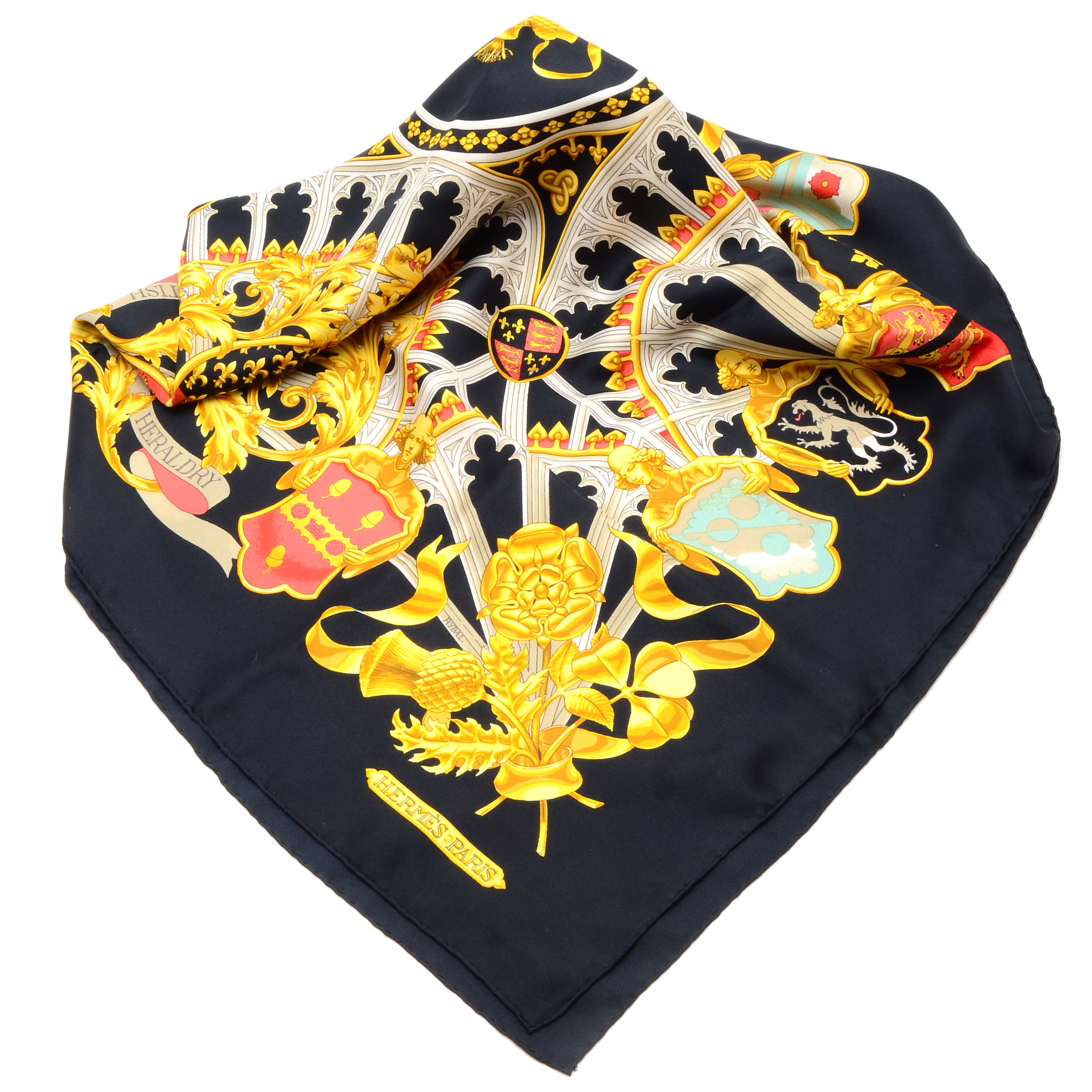 Hermès "British Heraldry" Scarf EBTH
