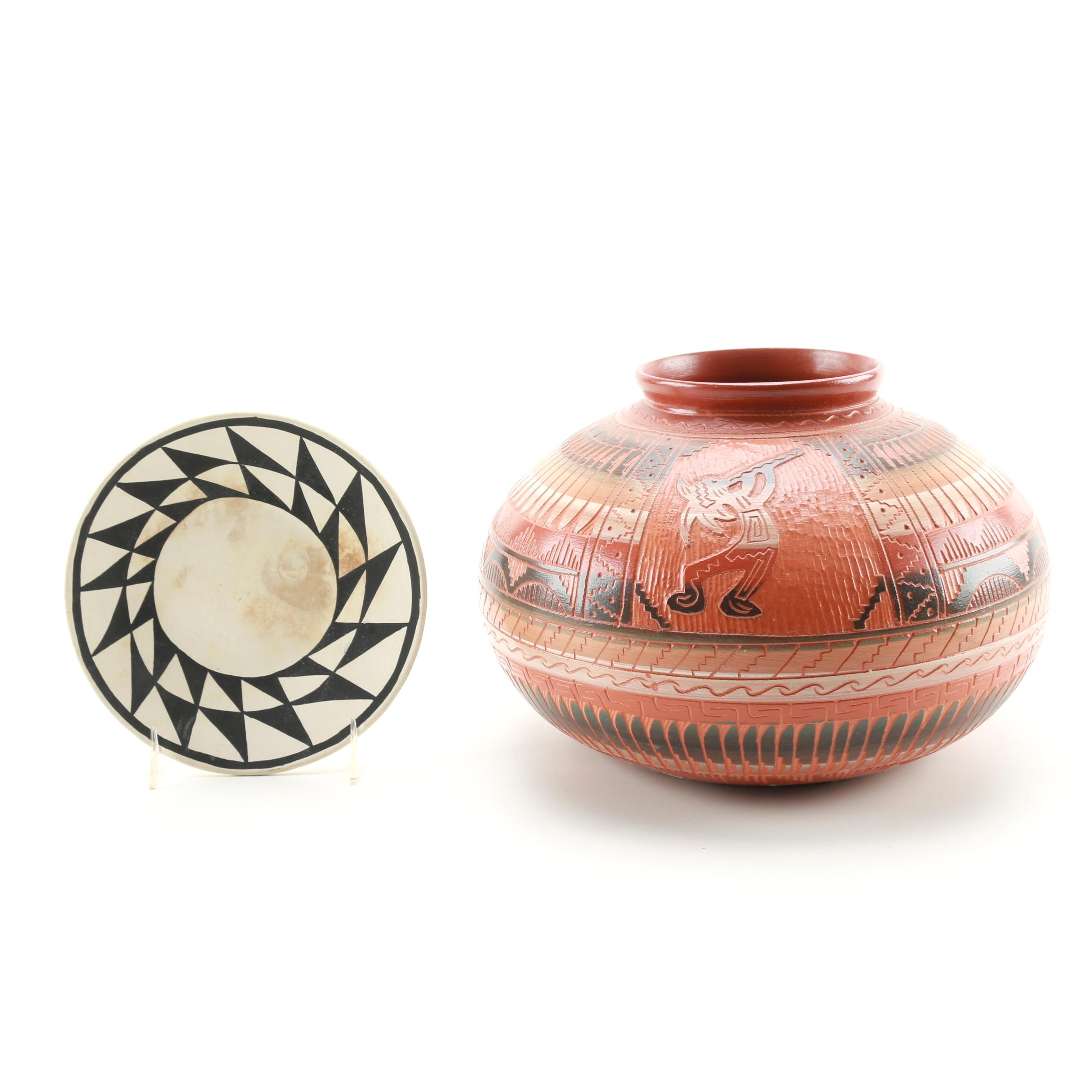 Native American Pottery Pieces EBTH