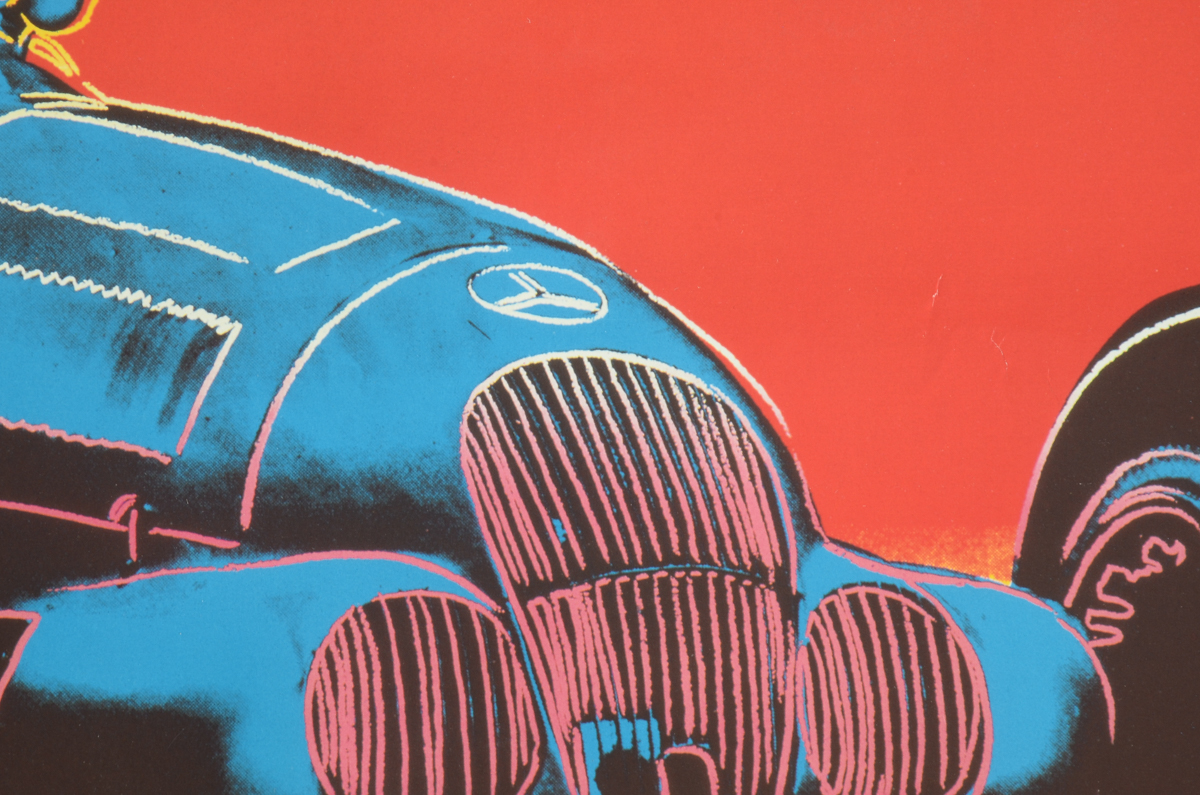 Andy Warhol "Cars" 1988 Offset Lithograph Exhibition Poster EBTH