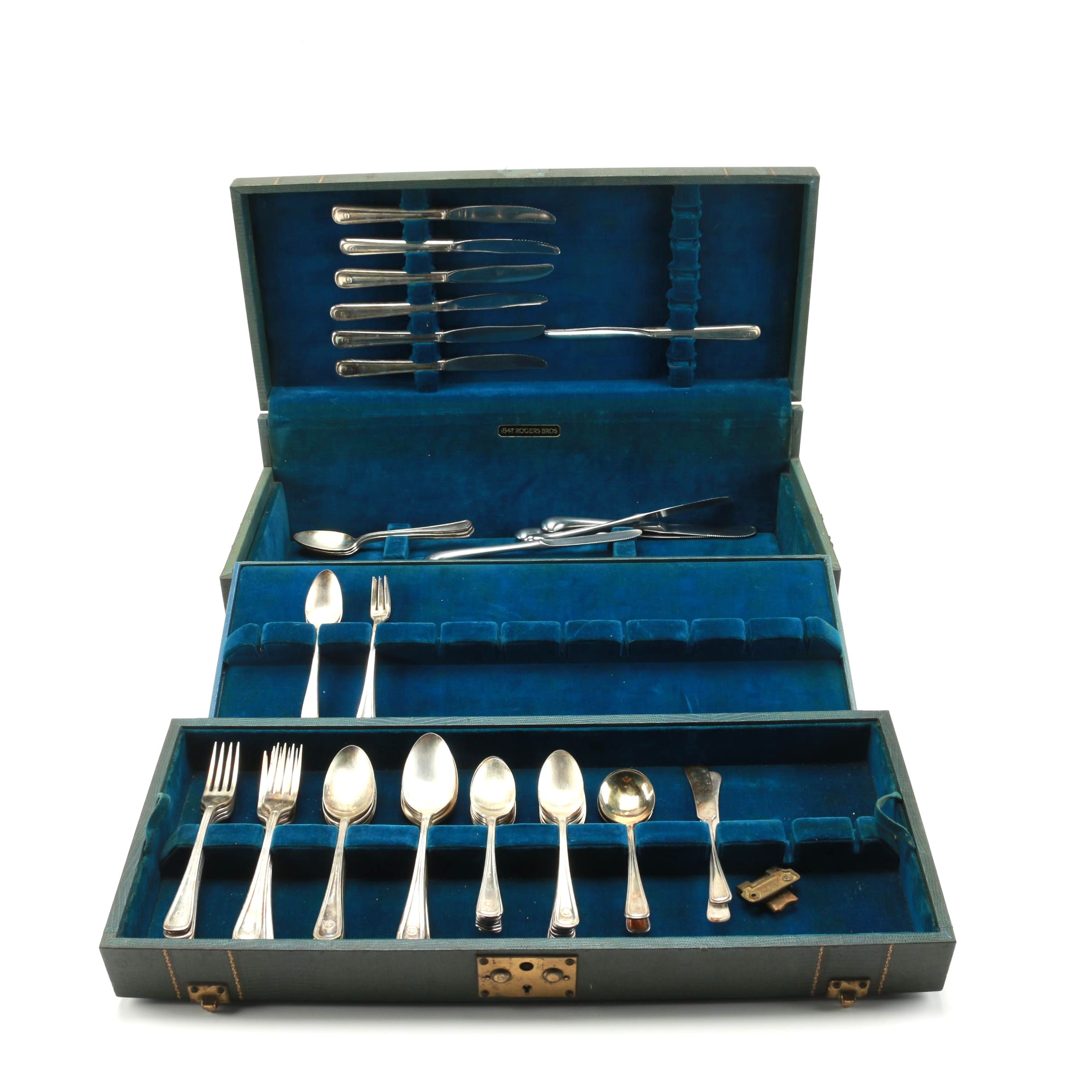 Collection of Hotel Silver Plate Flatware EBTH