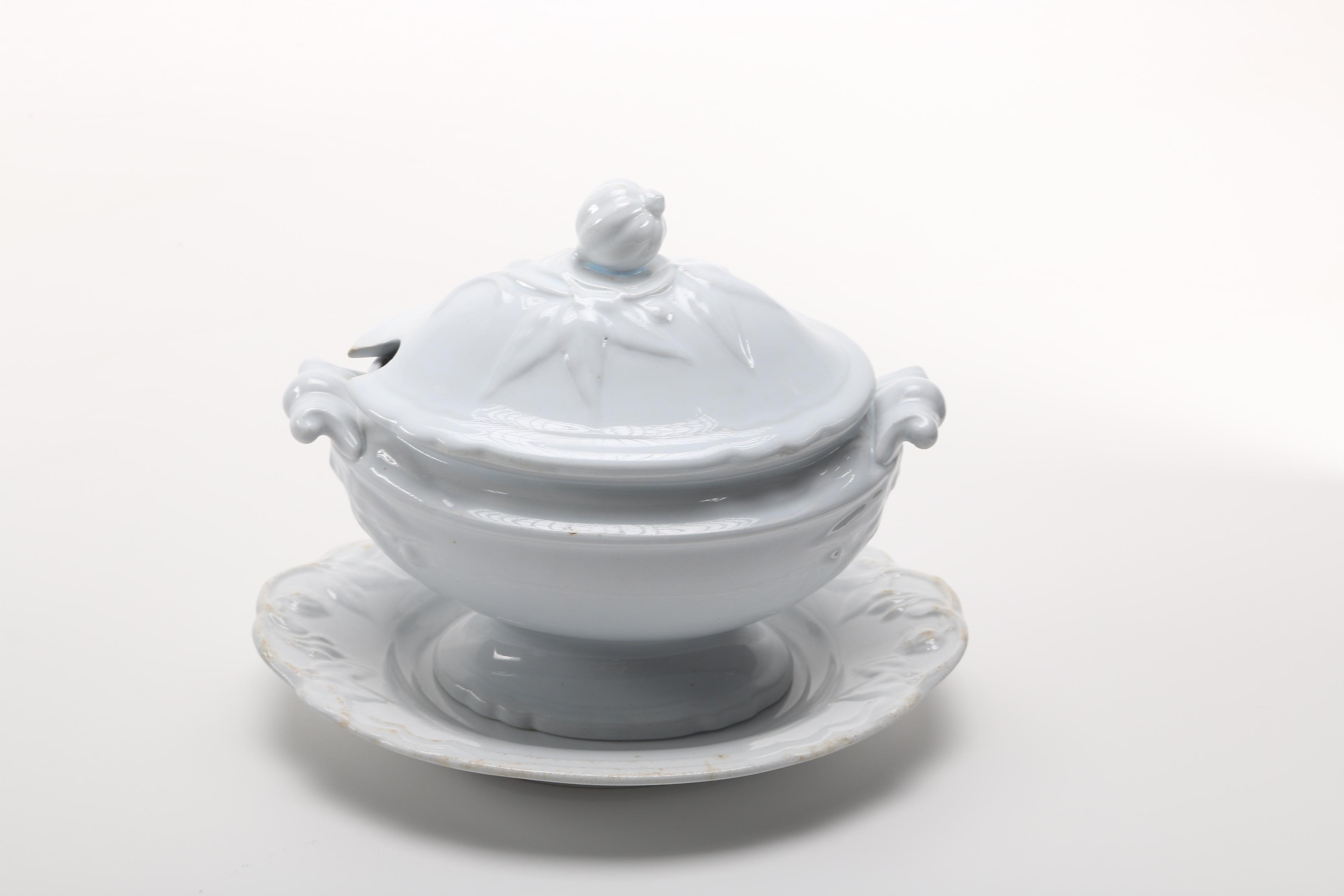 Antique Wedgwood & Co. and John Alcock Tureen Sets EBTH