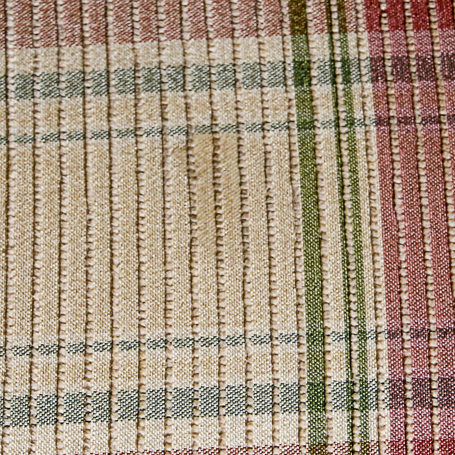 Ethan Allen Plaid Sofa EBTH