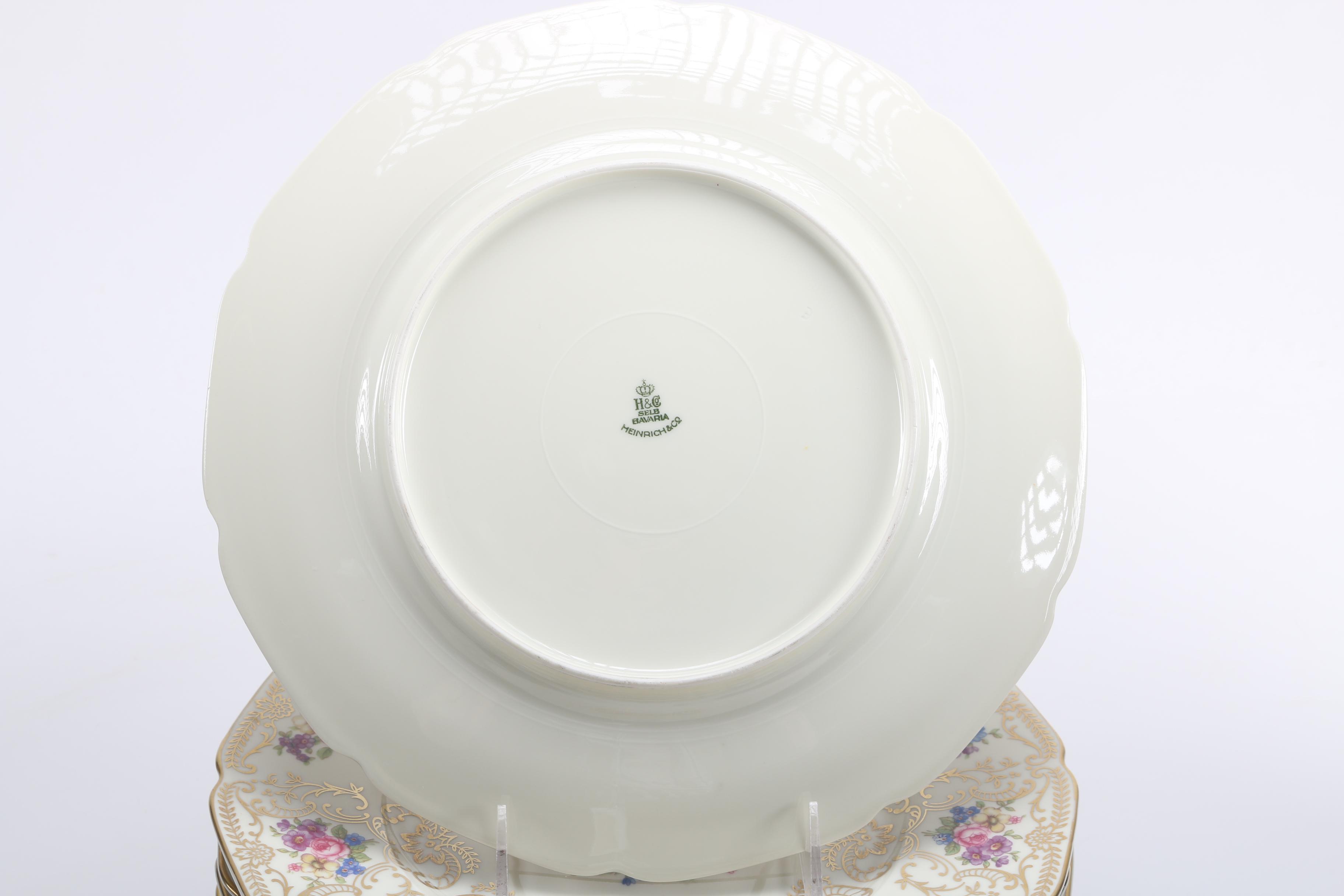 Heinrich & Co. Selb Bavaria China Plates EBTH