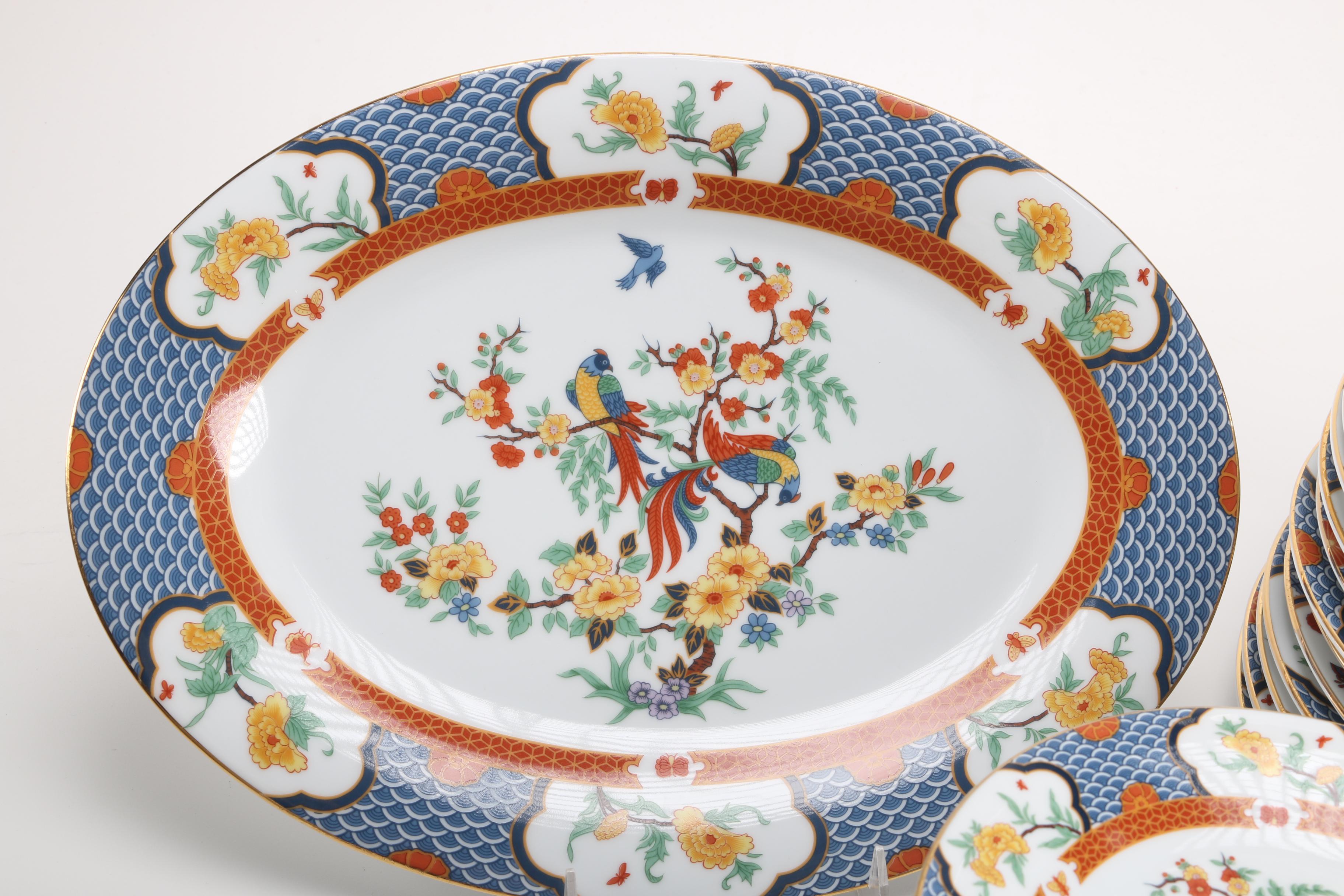 LiLing "Imperial Garden" China Dinnerware Set EBTH