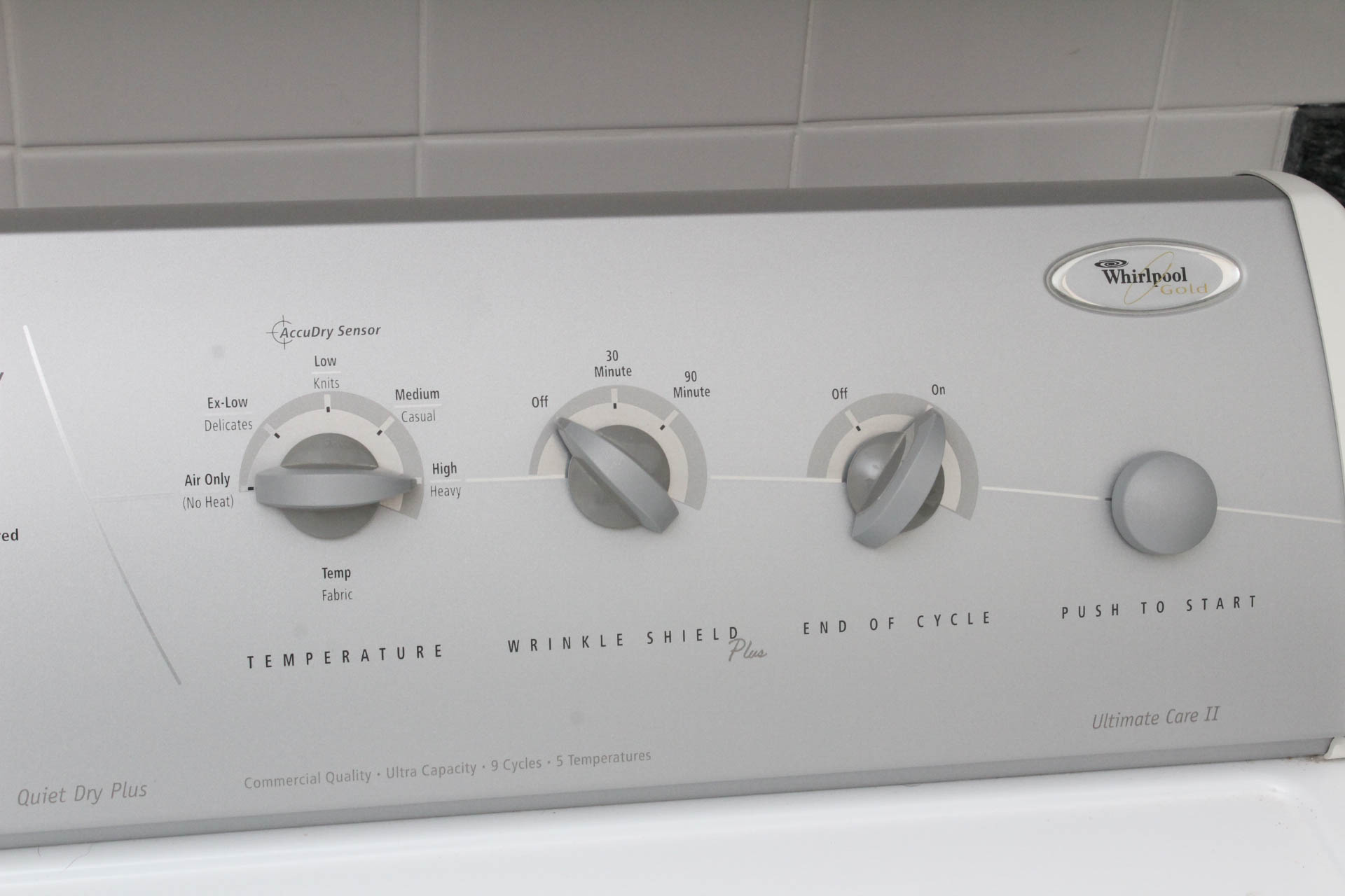 Whirlpool Gold "Ultimate Care II" Dryer EBTH