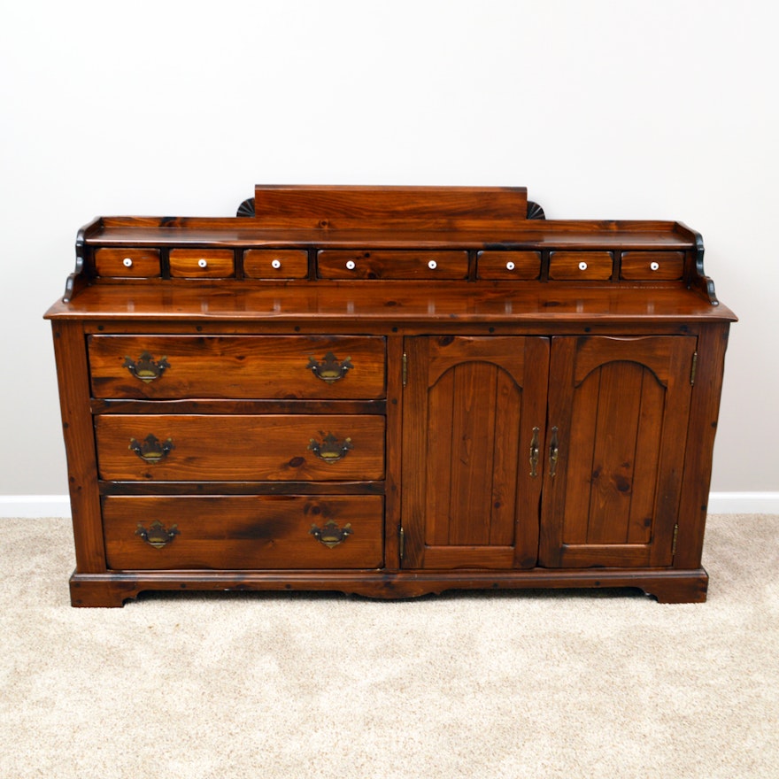 Vintage Pine Chest By Ethan Allen : EBTH Vintage Pine Chest by Ethan Allen ... - Vintage Pine Chest By Ethan Allen : EBTH