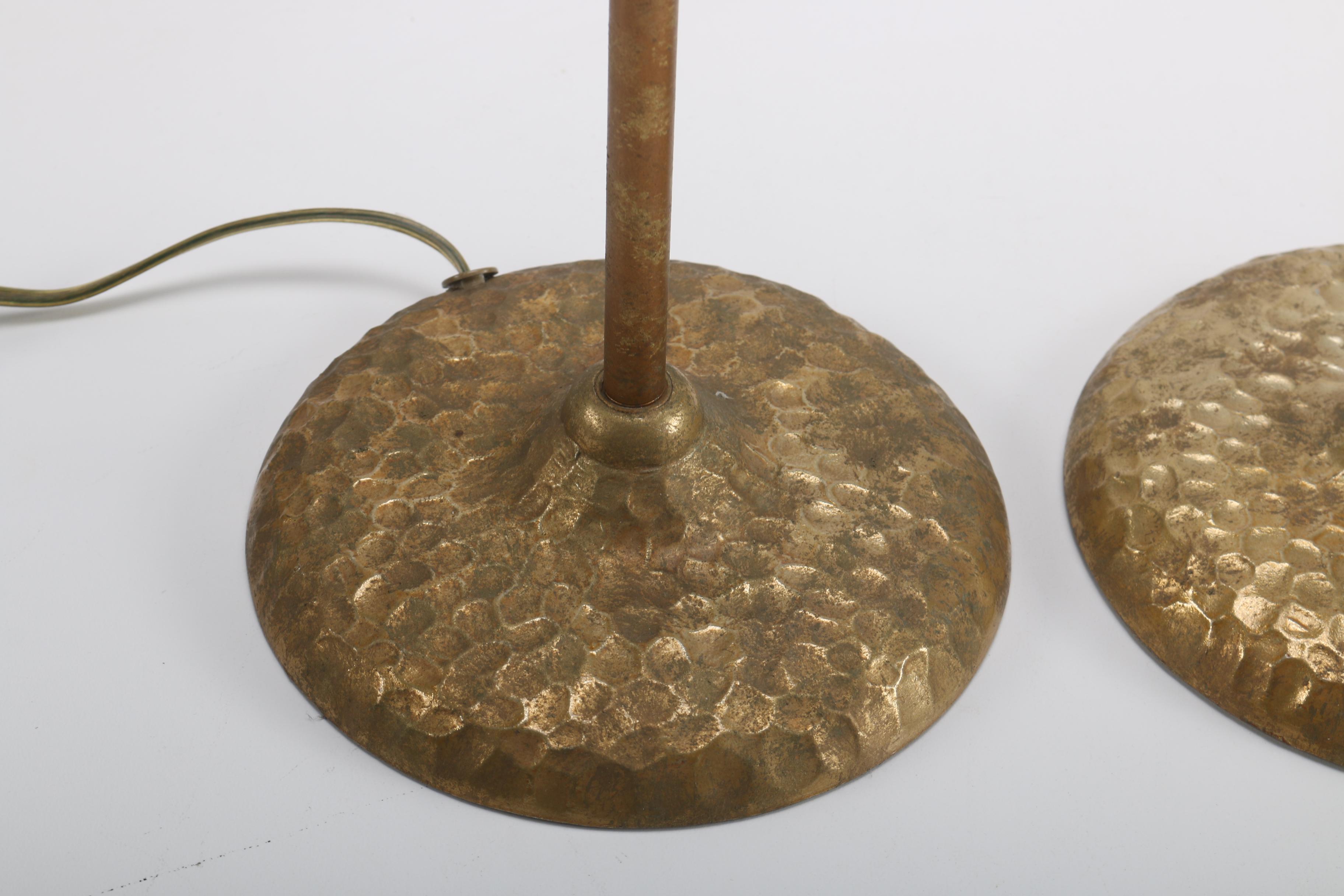 Matching Brass Toned Table Lamps EBTH