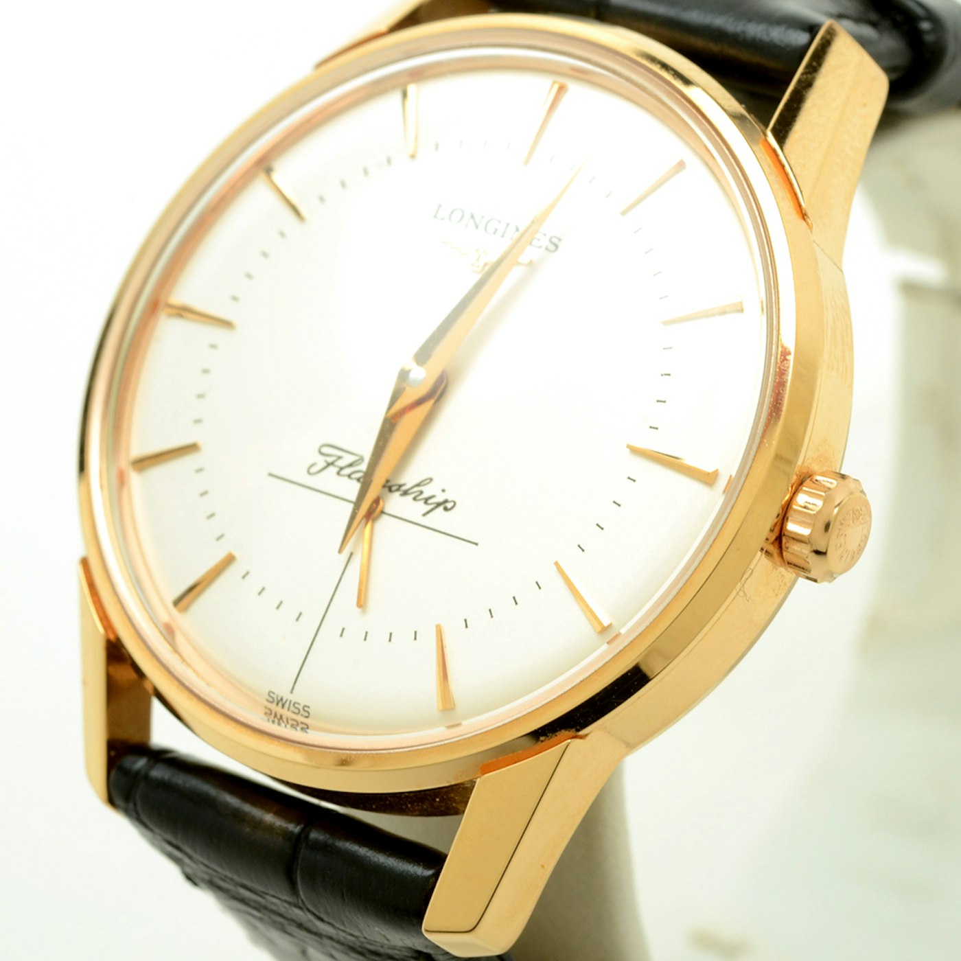 Longines Flagship Heritage 18K Solid Rose Gold Automatic 35mm | EBTH