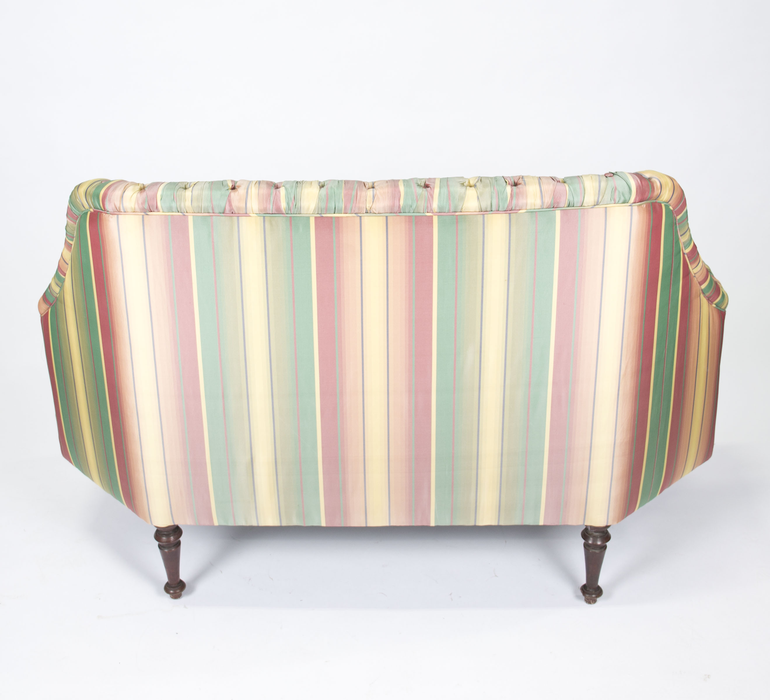 Spanish Revival Style Upholstered Loveseat EBTH