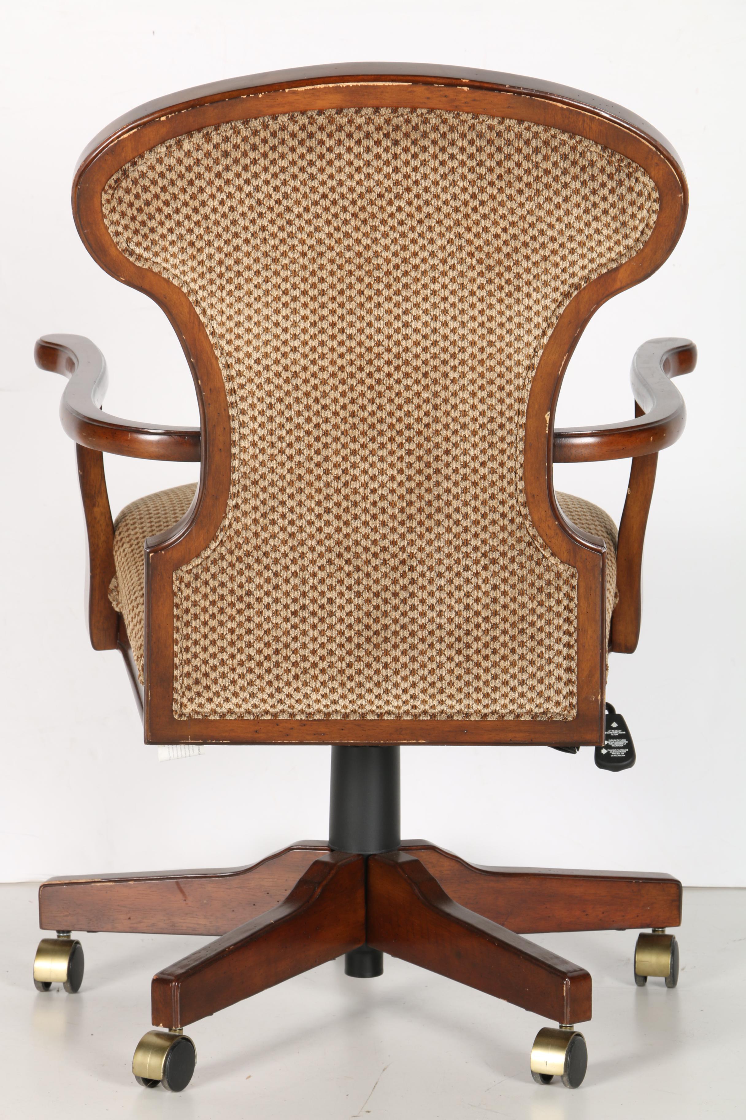 Bombay Upholstered Wood Office Chair EBTH