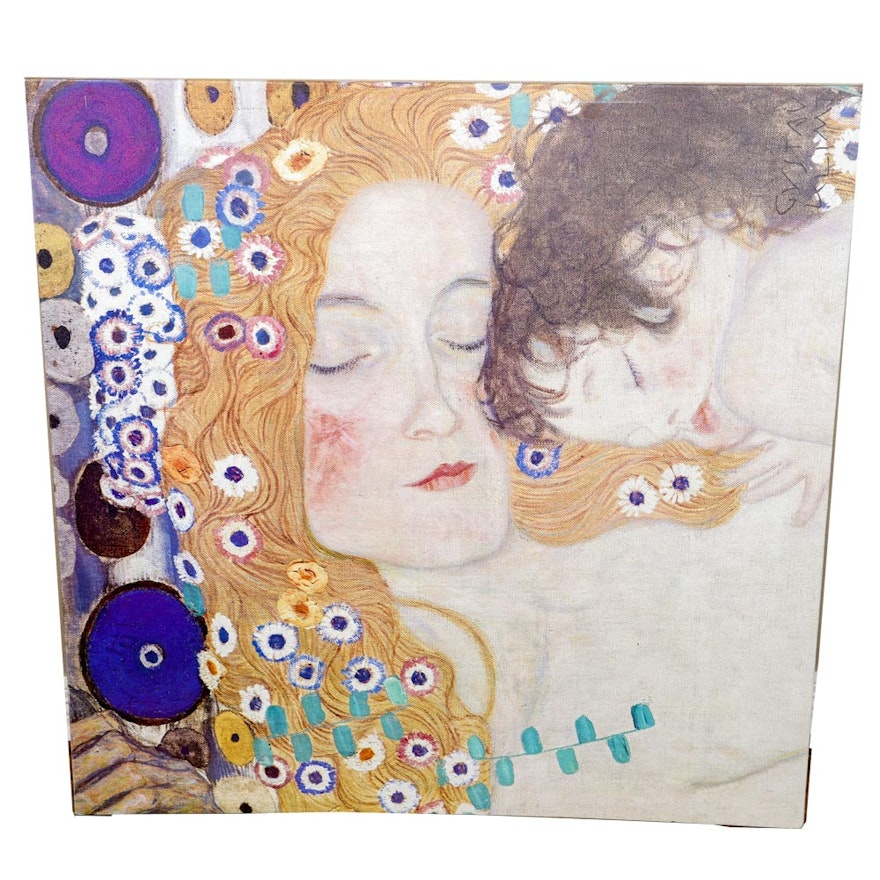 pics Gustav Klimt Mother And Child Ikea giclee print on canvas after gustav klimt
