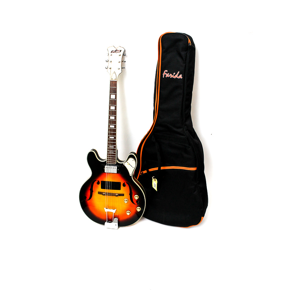 Lyle Hollow Body Sunburst Electric Guitar EBTH