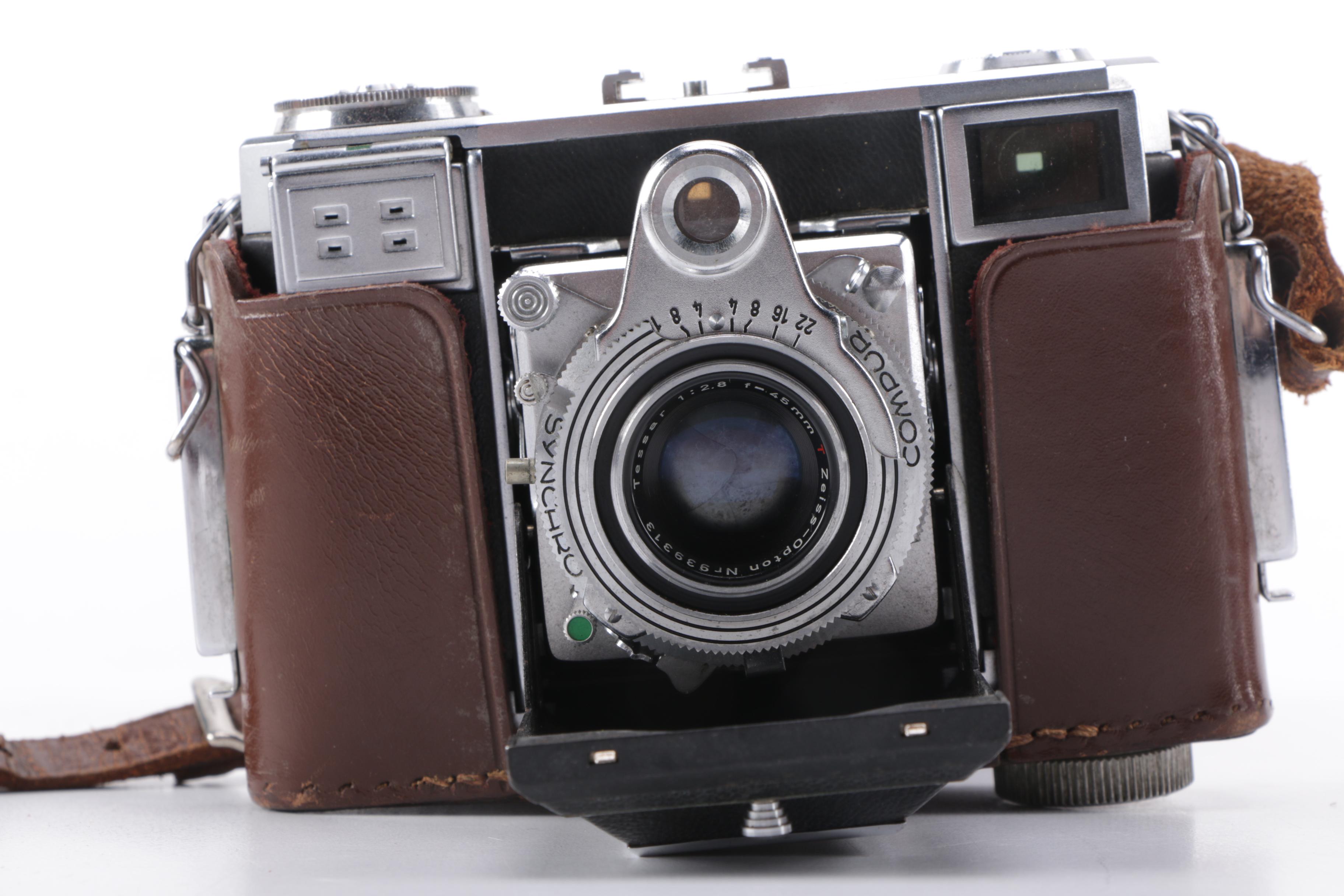 1950s Zeiss Ikon Contessa Camera with Accessories EBTH