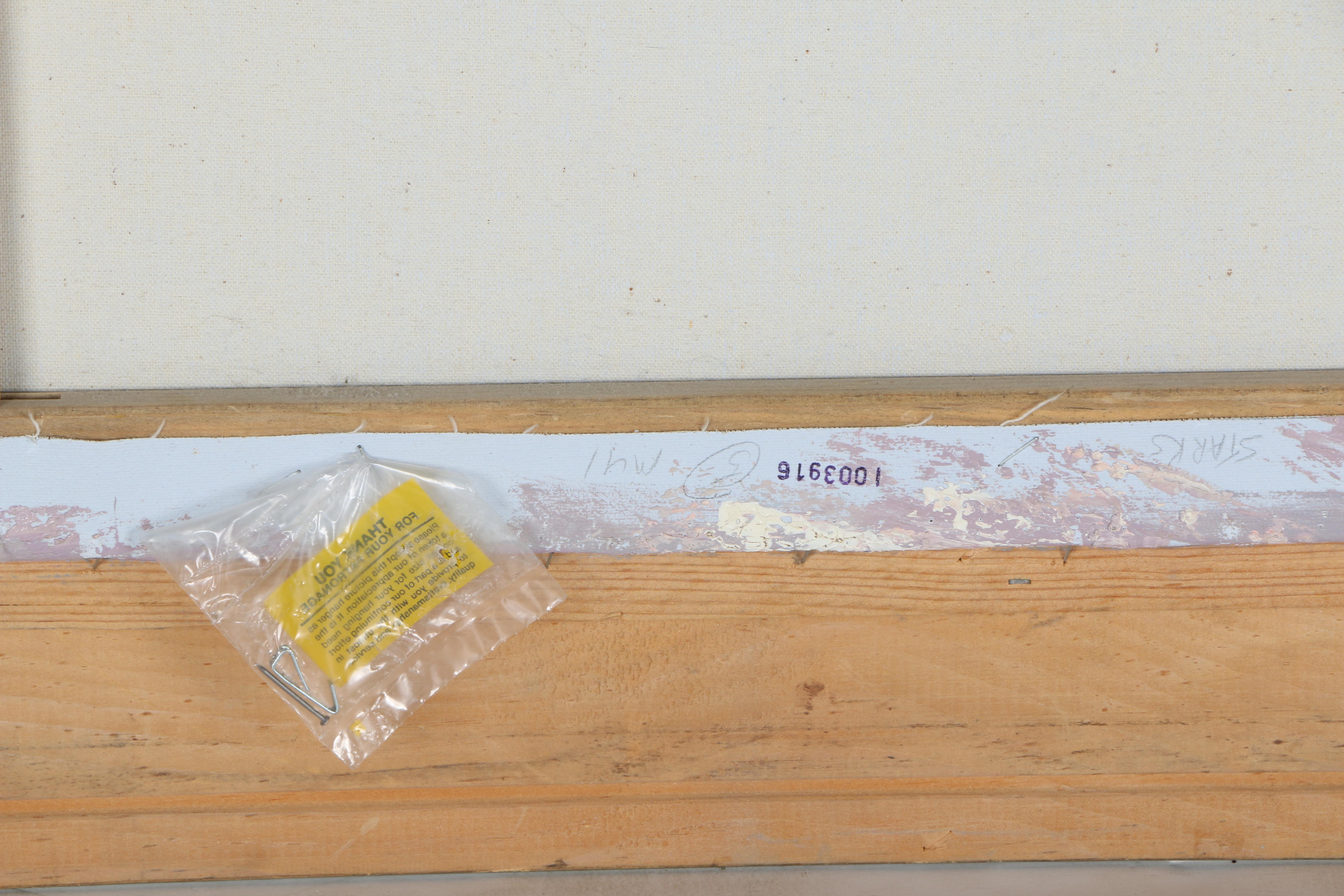 L. Keswick Oil Painting of a Girl at the Beach EBTH