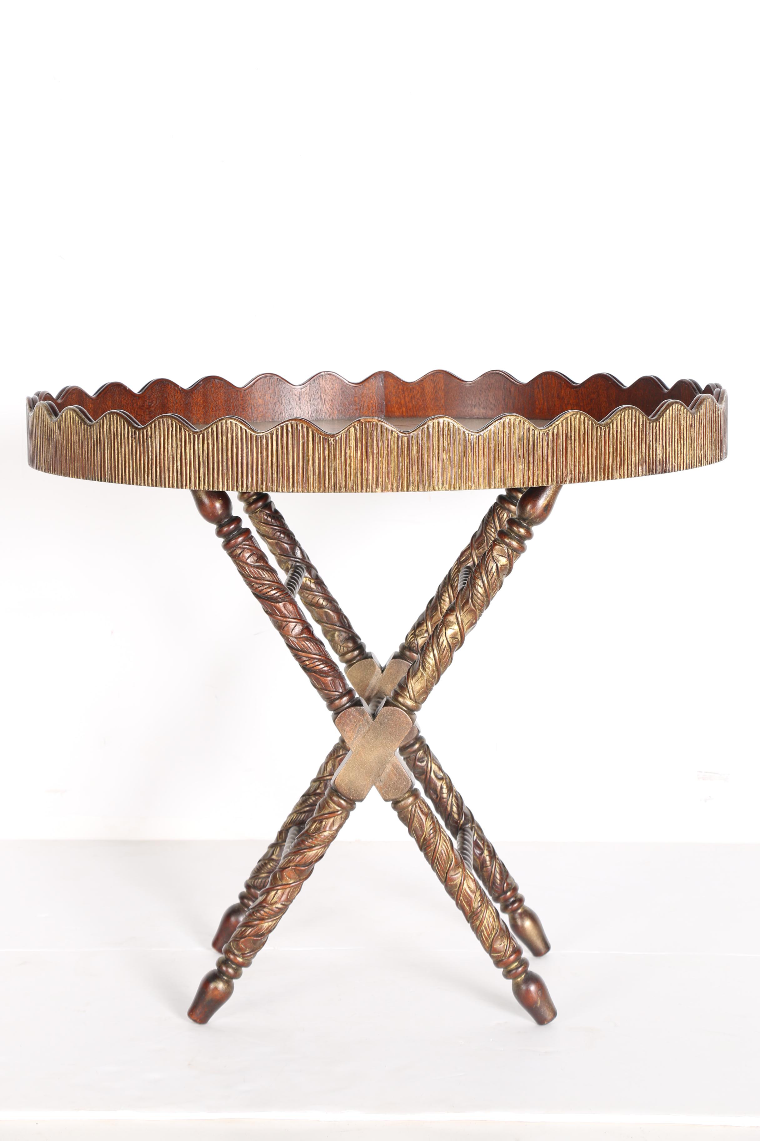 Contemporary Tray Top Folding Table EBTH