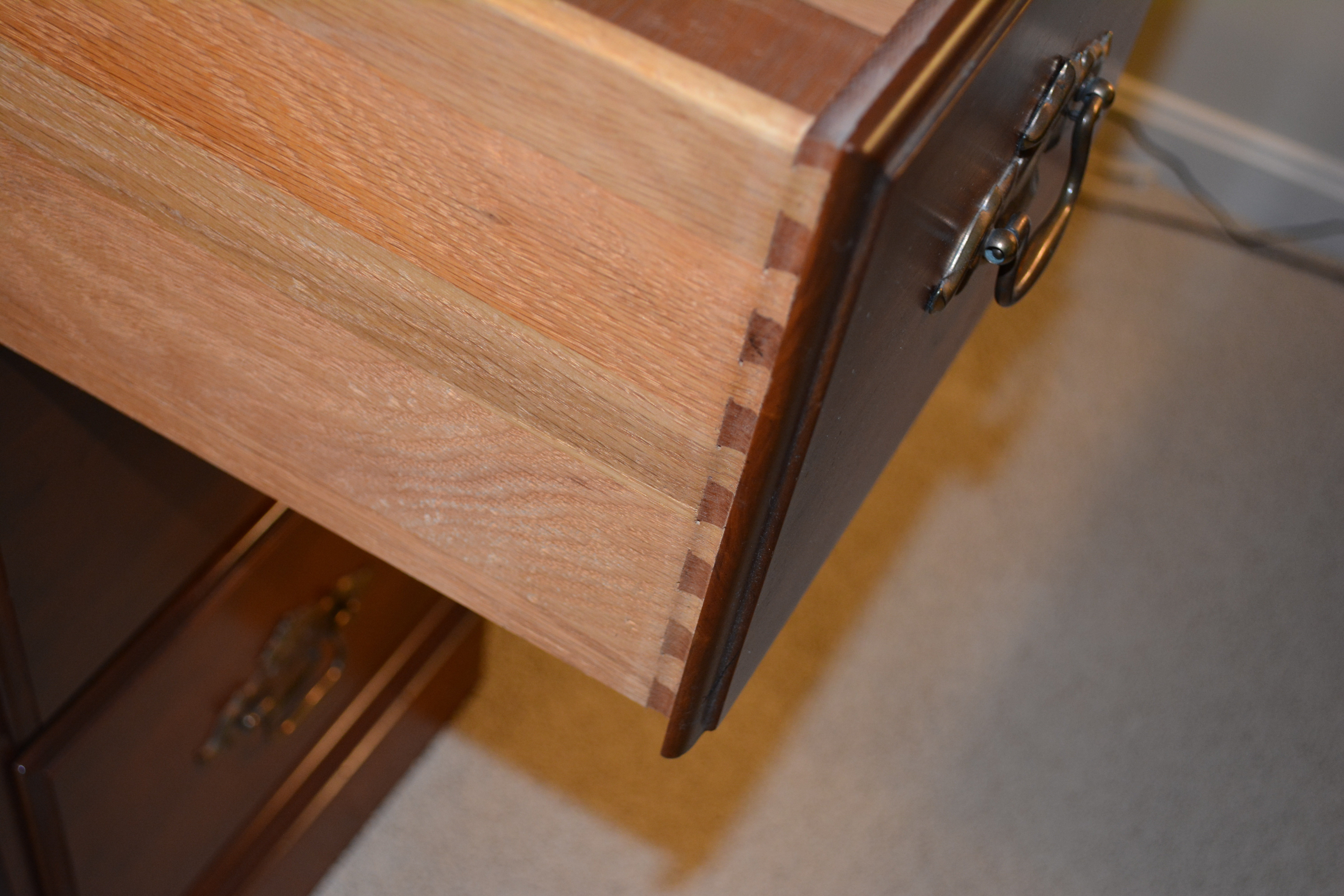 "Cherry House" Writing Desk With Chair by YoungHinkle EBTH