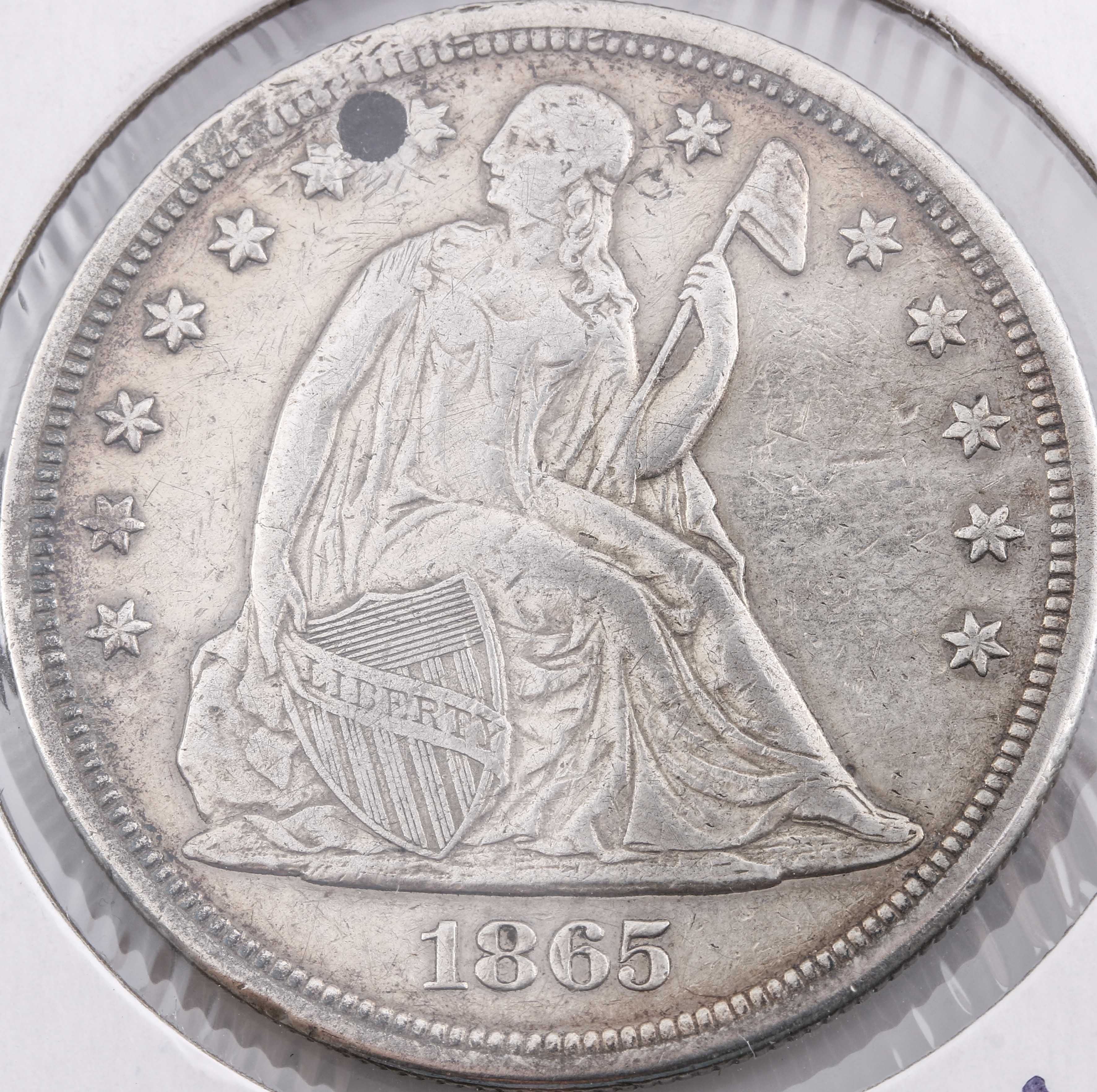1865 Seated Liberty Silver Dollar | EBTH