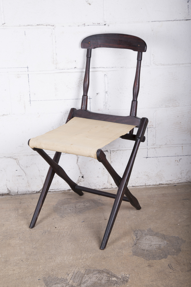 Readsboro Chair Manufacturing Co. Civil War Style Folding Camp Chair EBTH