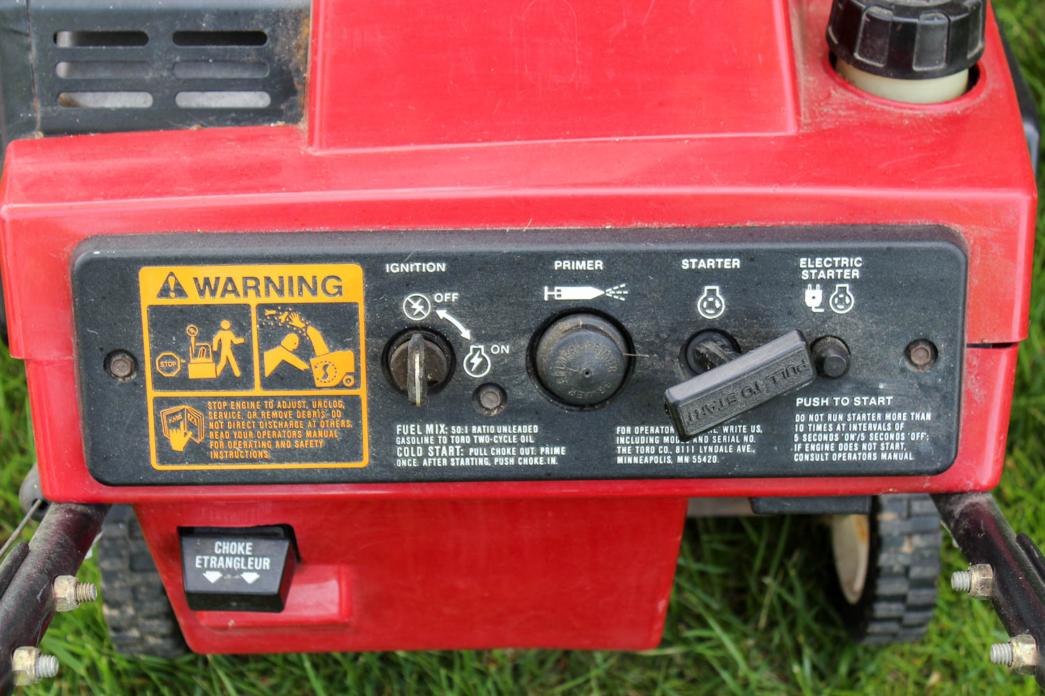 Toro CCR 2500E Electric Start Power Snowblower EBTH