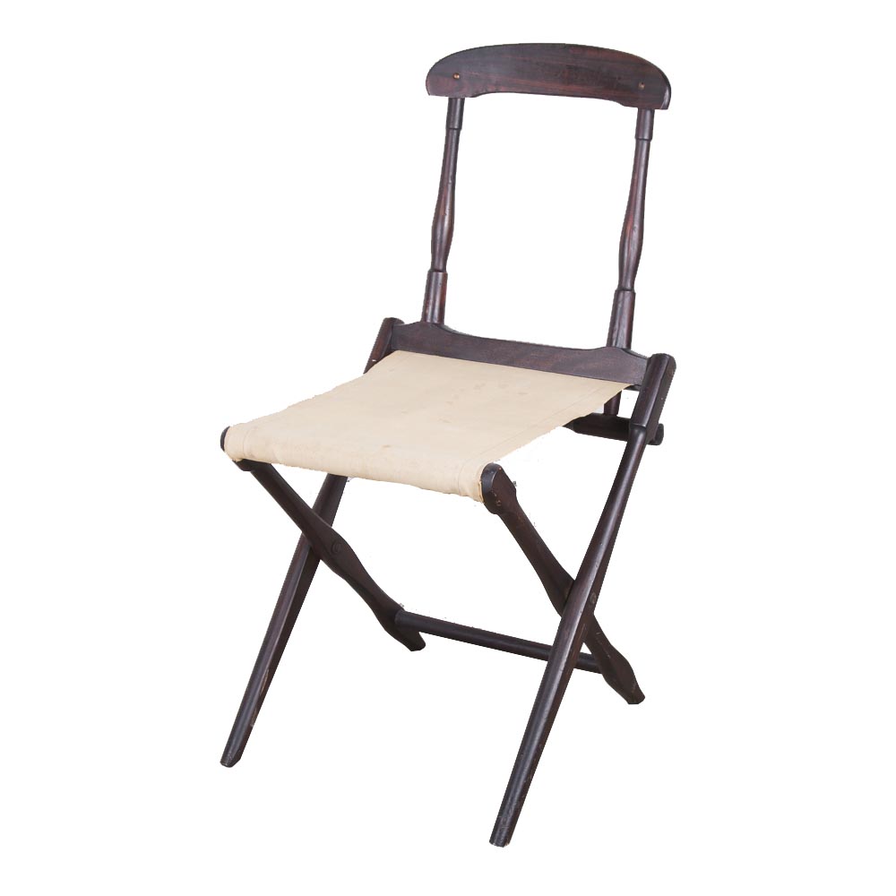 Readsboro Chair Manufacturing Co. Civil War Style Folding Camp Chair EBTH