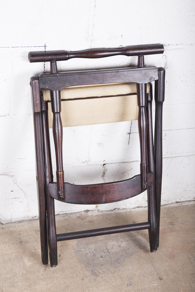 Readsboro Chair Manufacturing Co. Civil War Style Folding Camp Chair EBTH