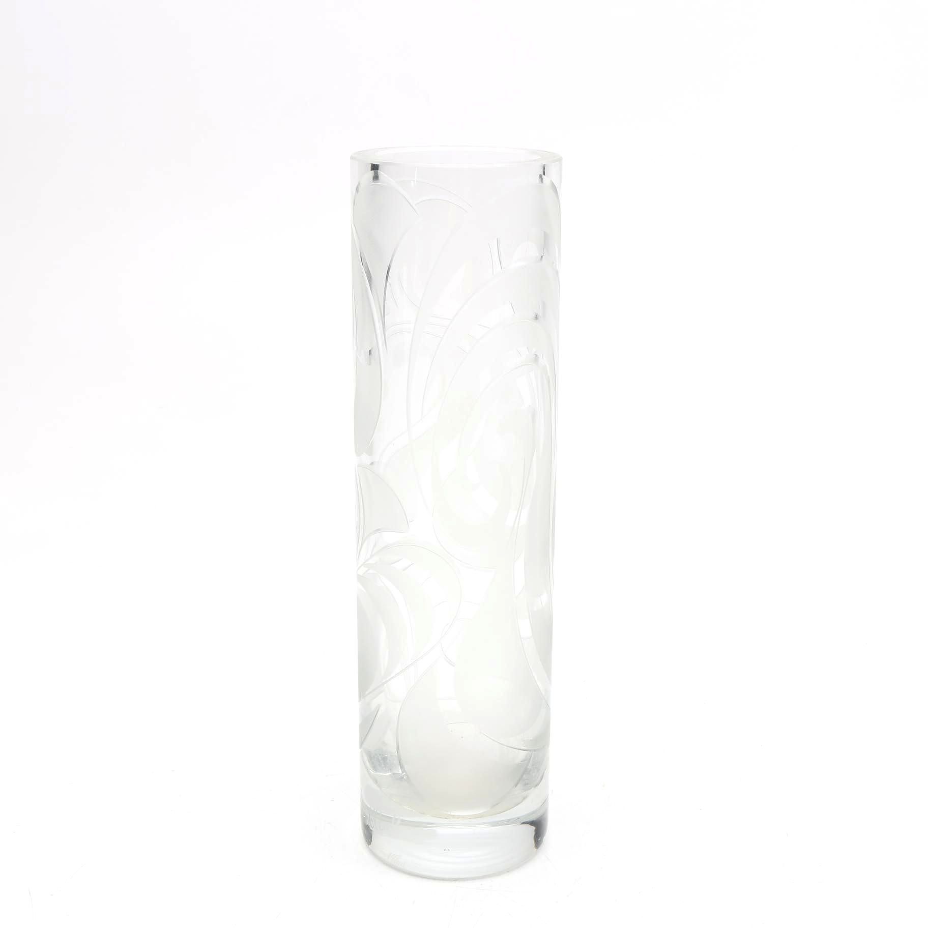Bjorn Wiinblad Designed Rosenthal Crystal Vase Ebth