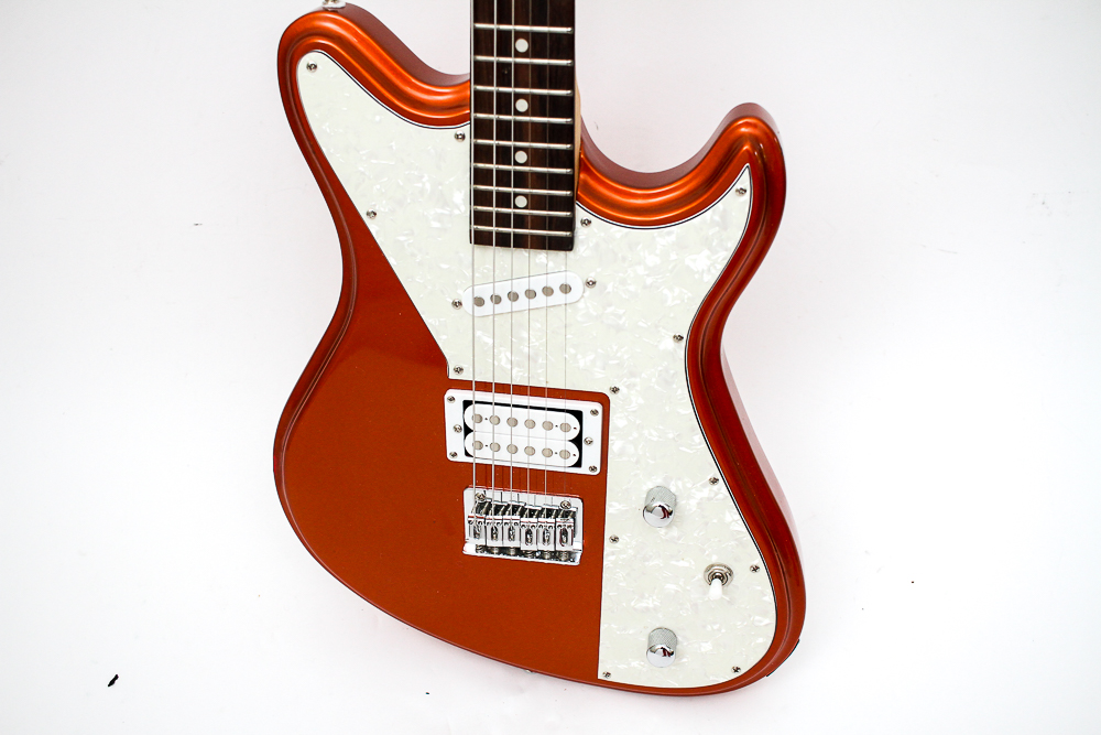 Peavey Retro Fire Electric Guitar in Metallic Orange EBTH