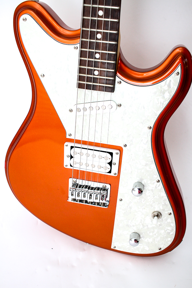 Peavey Retro Fire Electric Guitar in Metallic Orange EBTH
