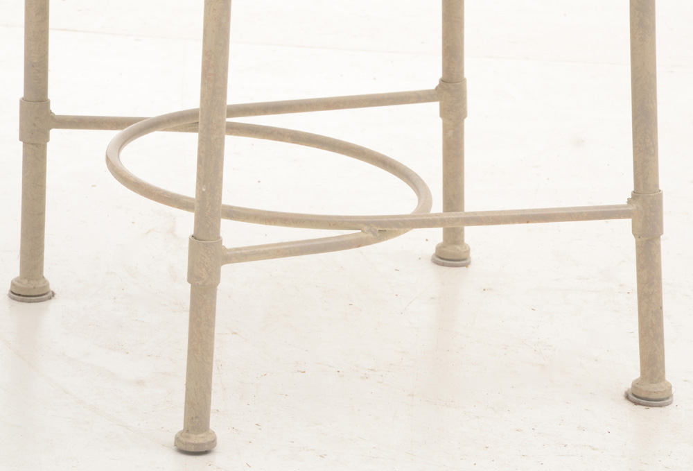 Pair of Contemporary Metal Counter Chairs EBTH