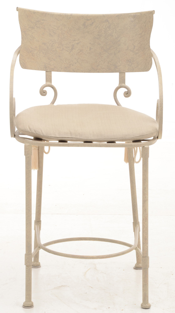 Pair of Contemporary Metal Counter Chairs EBTH