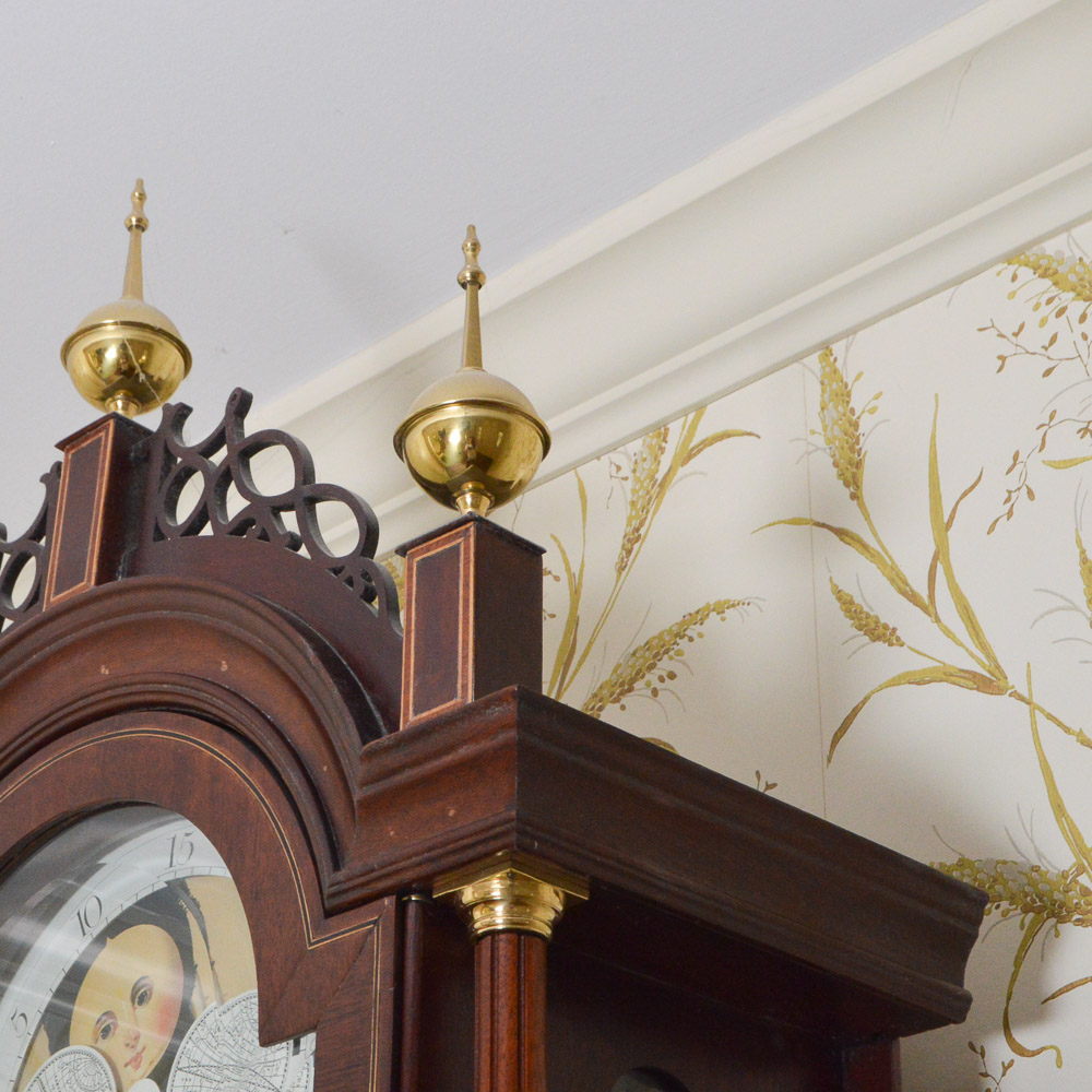 Reproduction Simon Willard Tall Case Clock EBTH