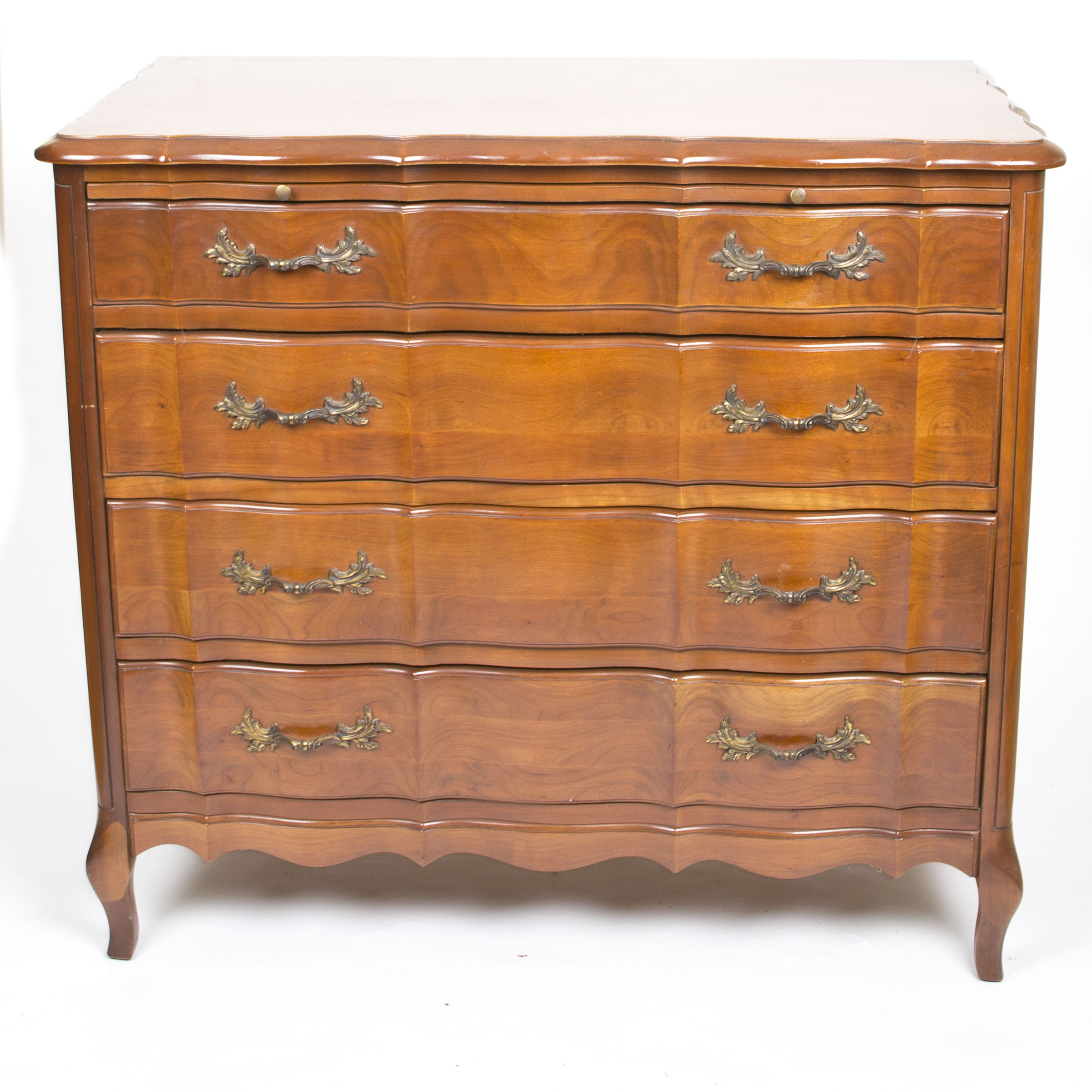 Vintage French Provincial Style Cherry Dresser by Permacraft EBTH