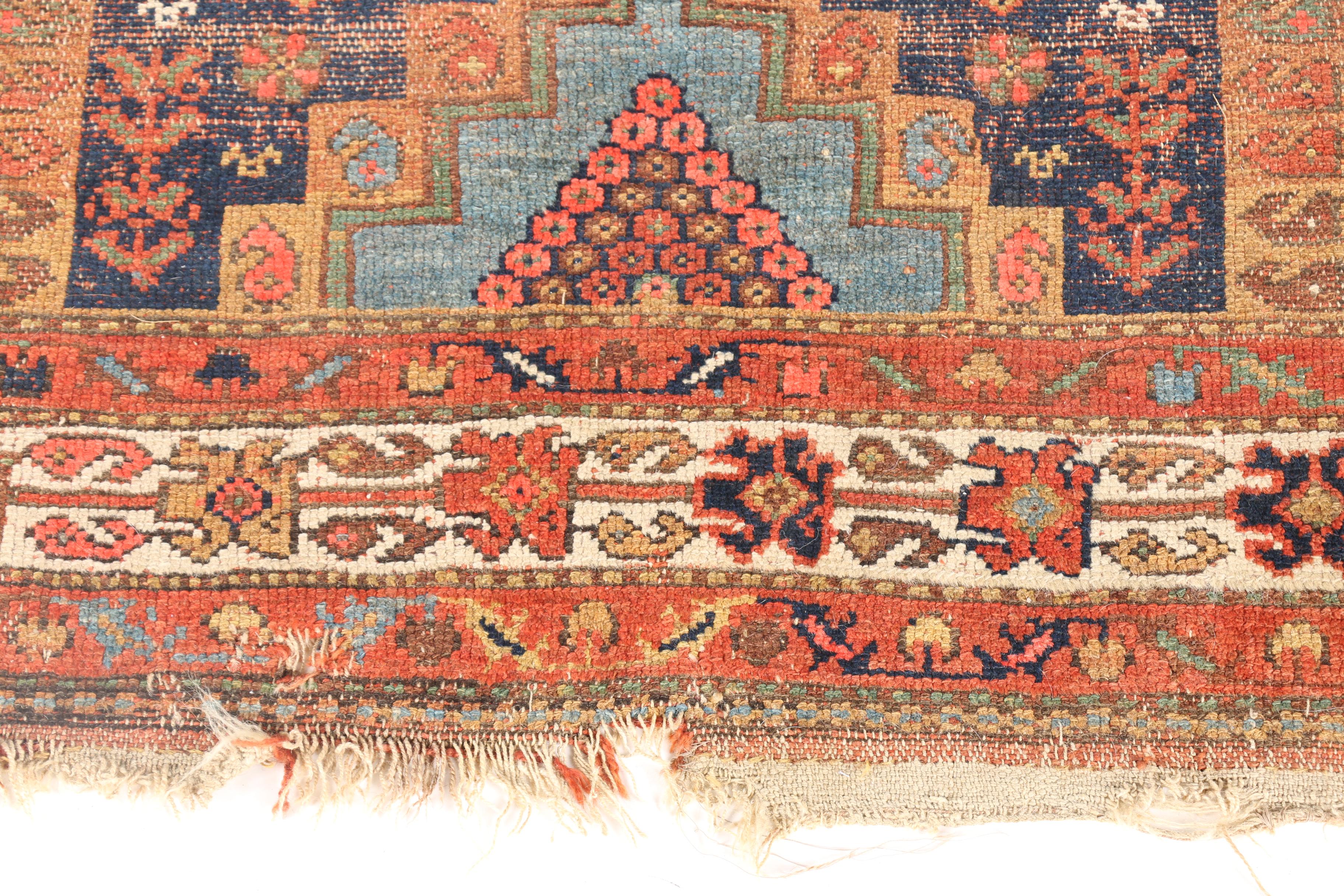 Antique Persian Qashqai Area Rug EBTH