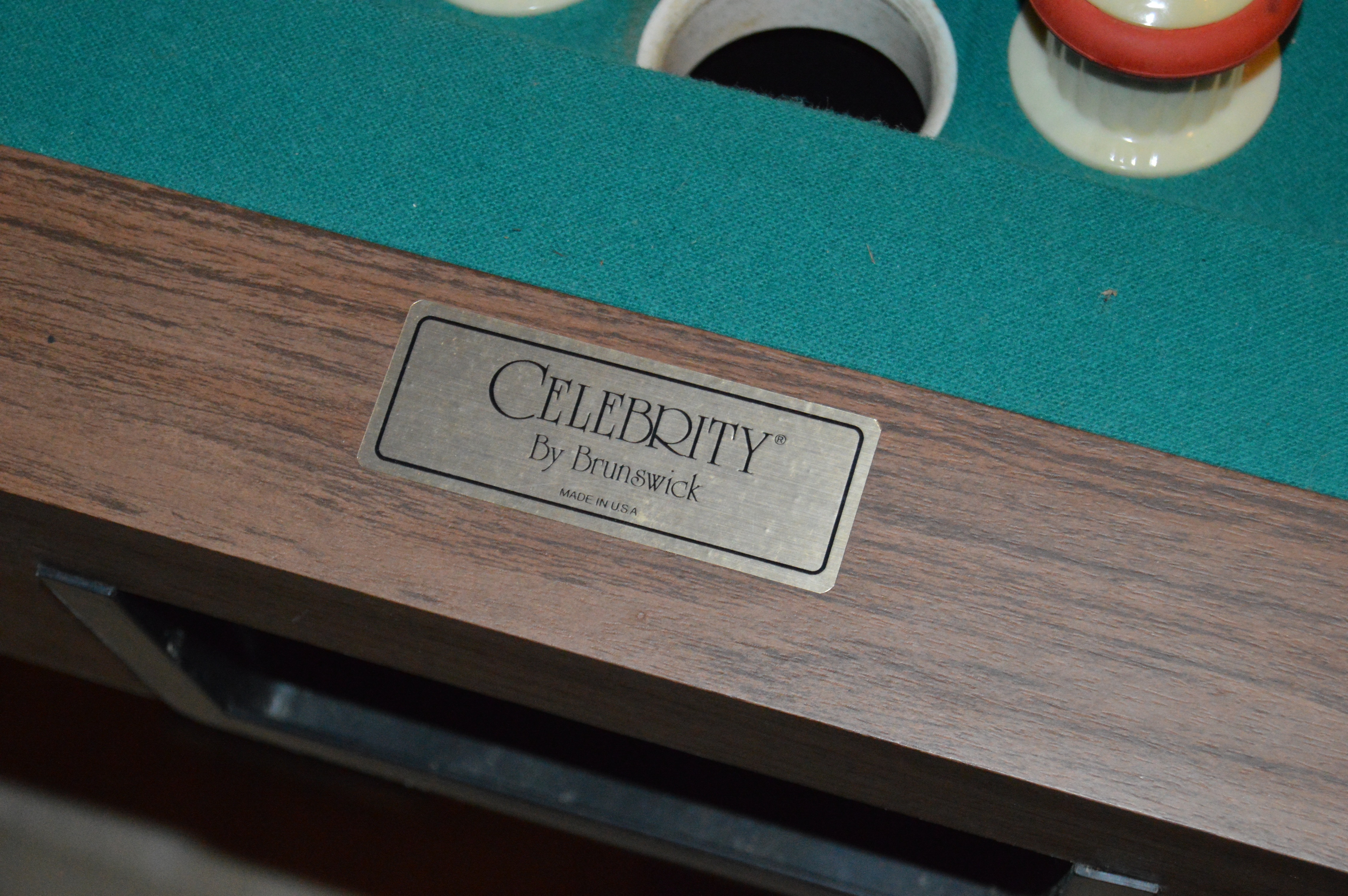 "Celebrity" Bumper Pool Table by Brunswick EBTH