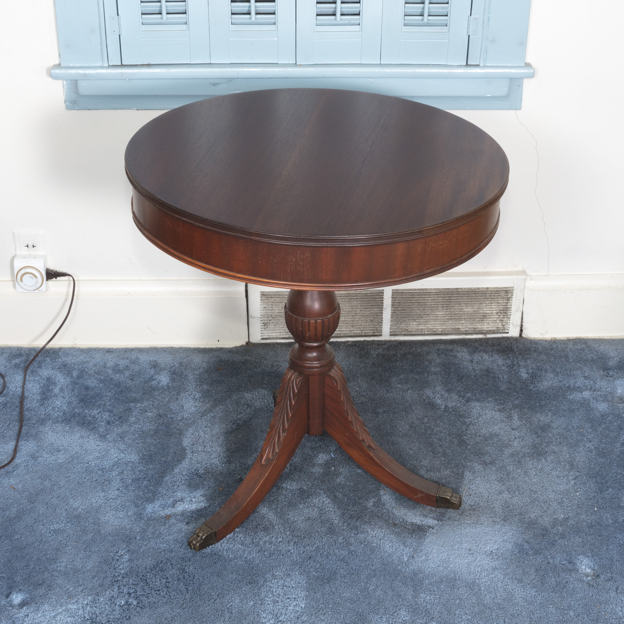 Vintage Duncan Phyfe Style Drum Table by Pennsylvania House EBTH